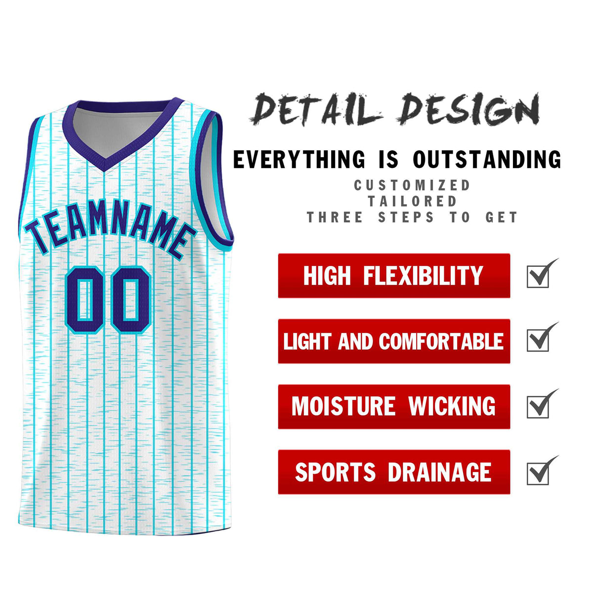 Custom White Custom Gray Pinstripe Retro Sets Uniform Basketball Jersey