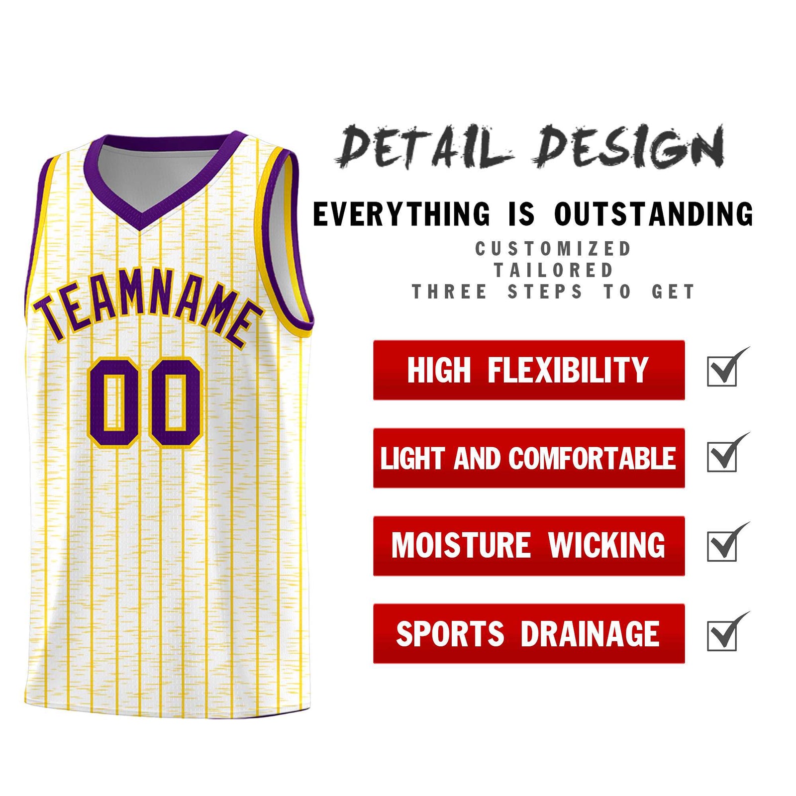 Custom White Custom Gray Pinstripe Retro Sets Uniform Basketball Jersey