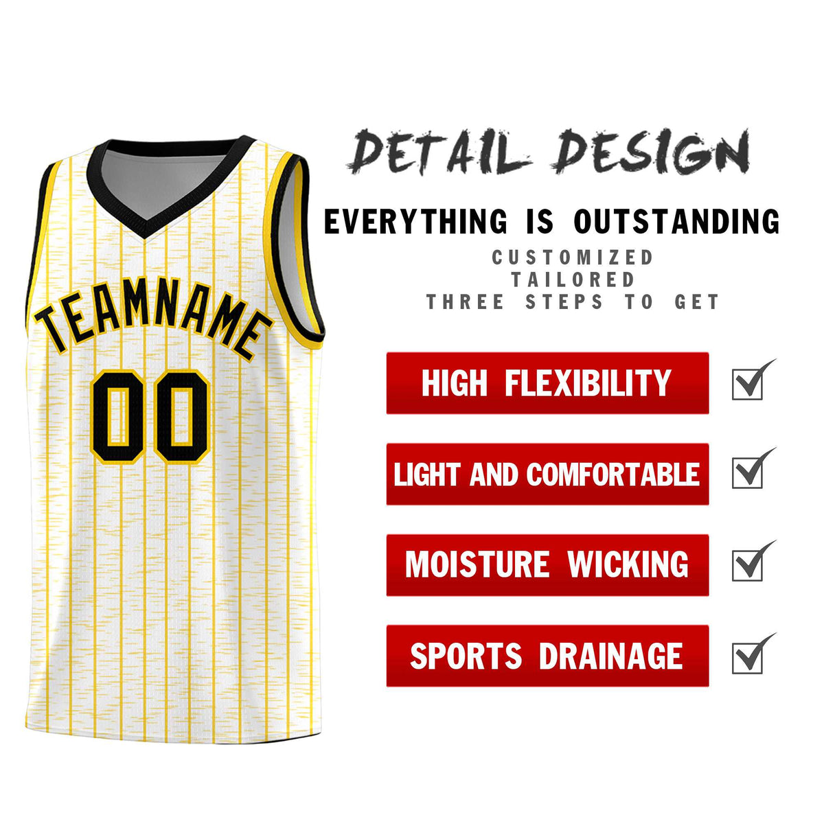Custom White Custom Gray Pinstripe Retro Sets Uniform Basketball Jersey