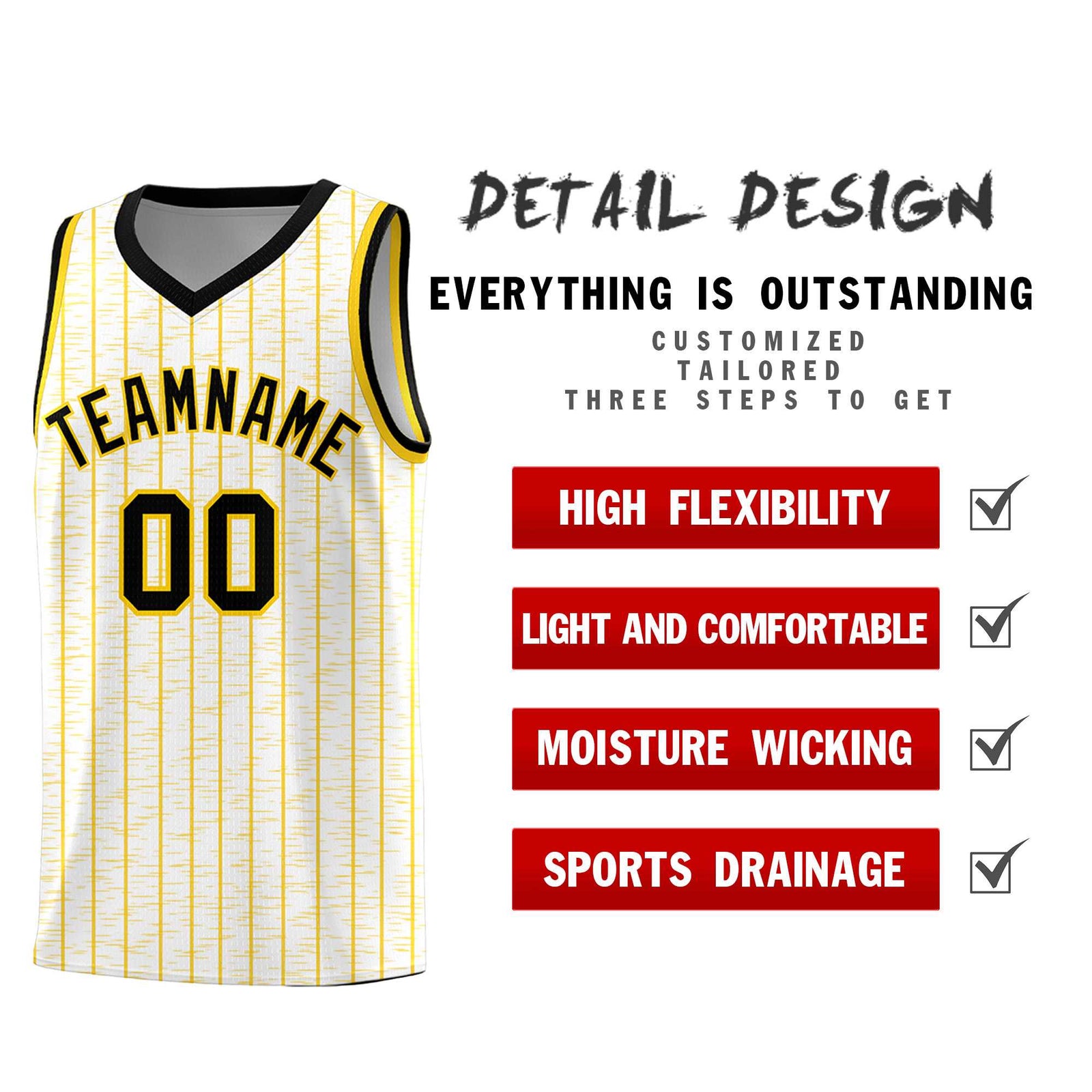 Custom White Custom Gray Pinstripe Retro Sets Uniform Basketball Jersey