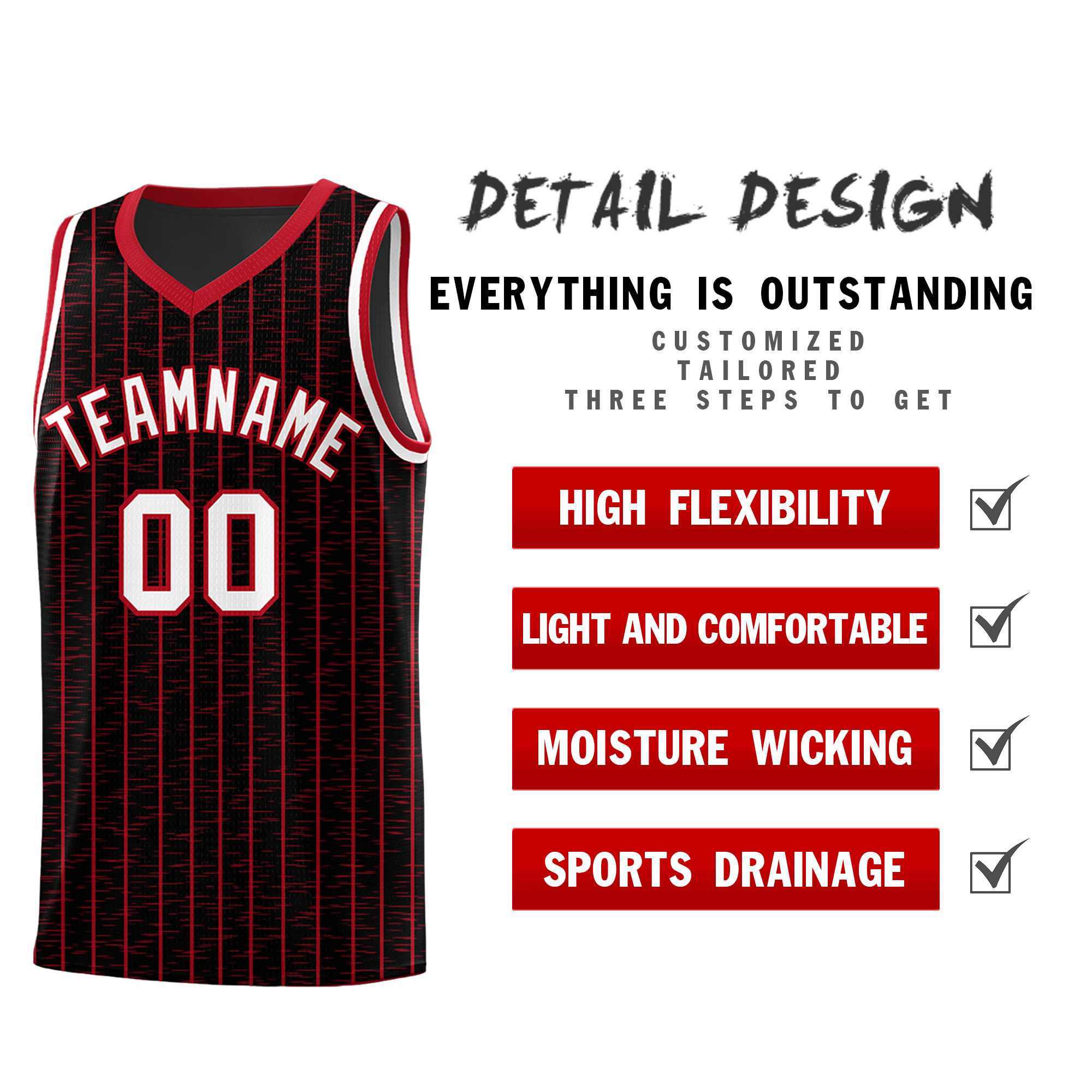 Custom Black Custom Gray Pinstripe Retro Sets Uniform Basketball Jersey