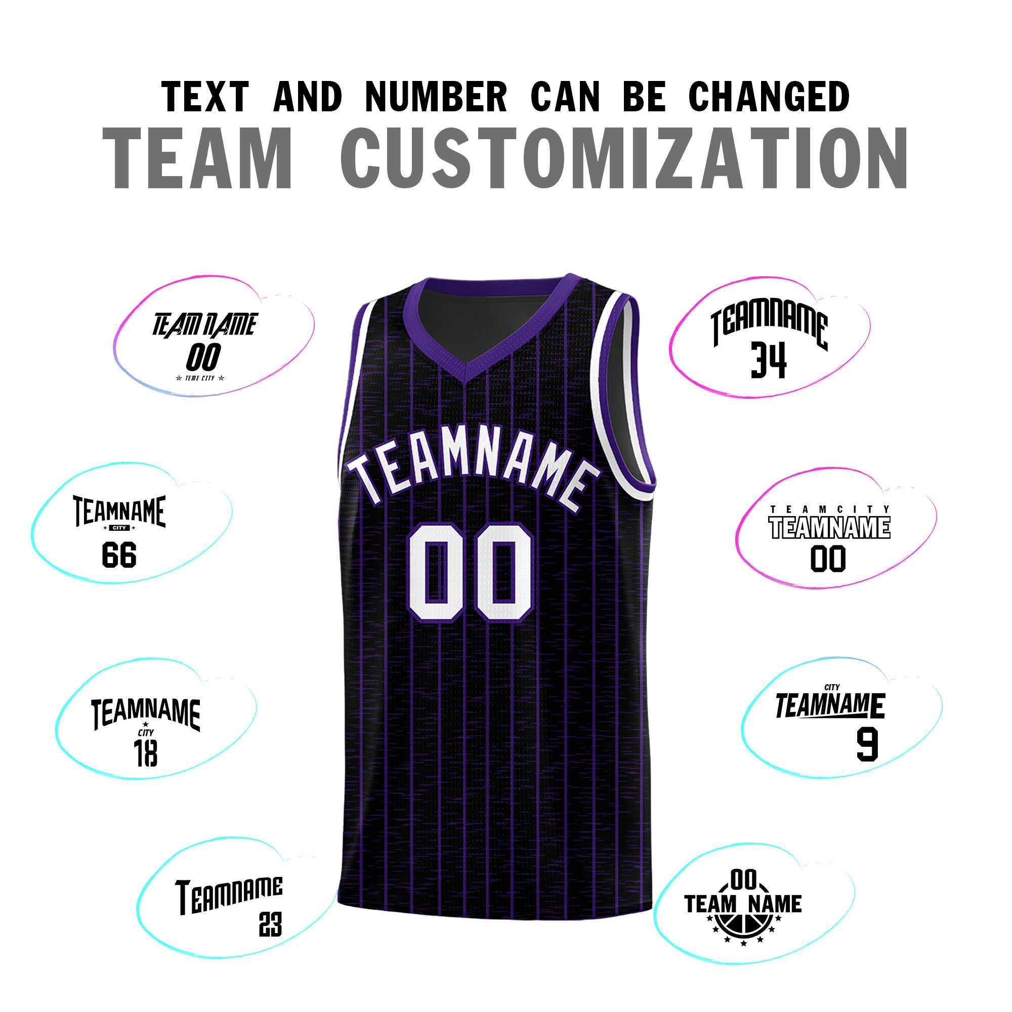 Custom Black Custom Gray Pinstripe Retro Sets Uniform Basketball Jersey