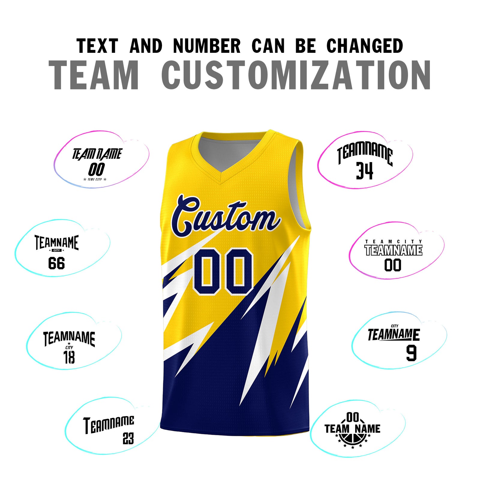 Custom Gold Abstract Mountain Pattern Sports Uniform Basketball Jersey