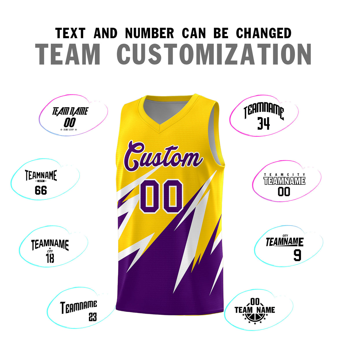Custom Gold Abstract Mountain Pattern Sports Uniform Basketball Jersey