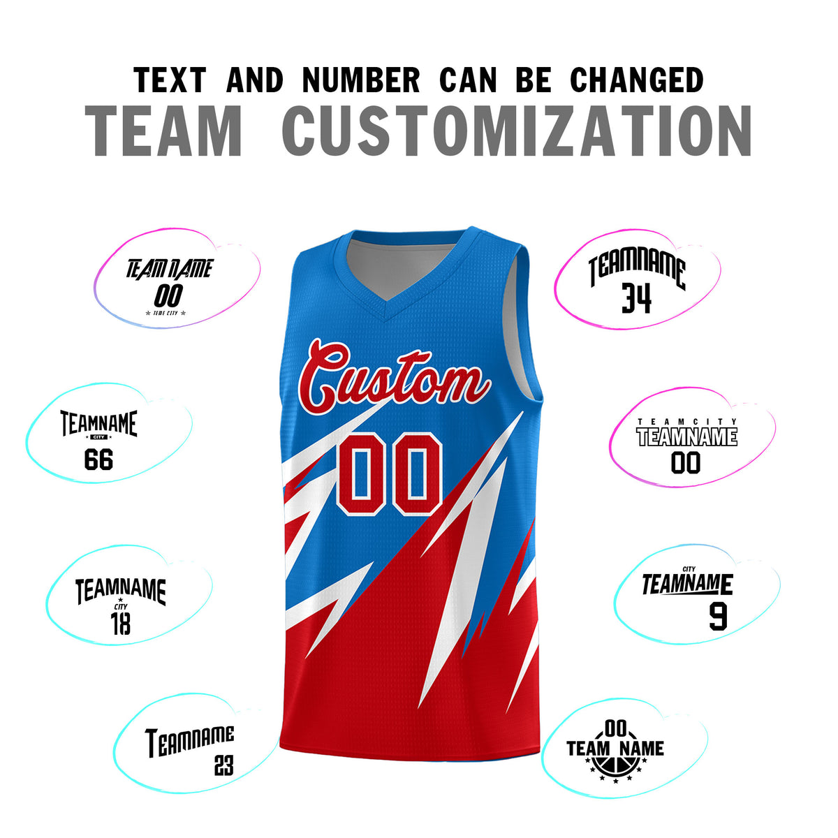 Custom Royal Abstract Mountain Pattern Sports Uniform Basketball Jersey