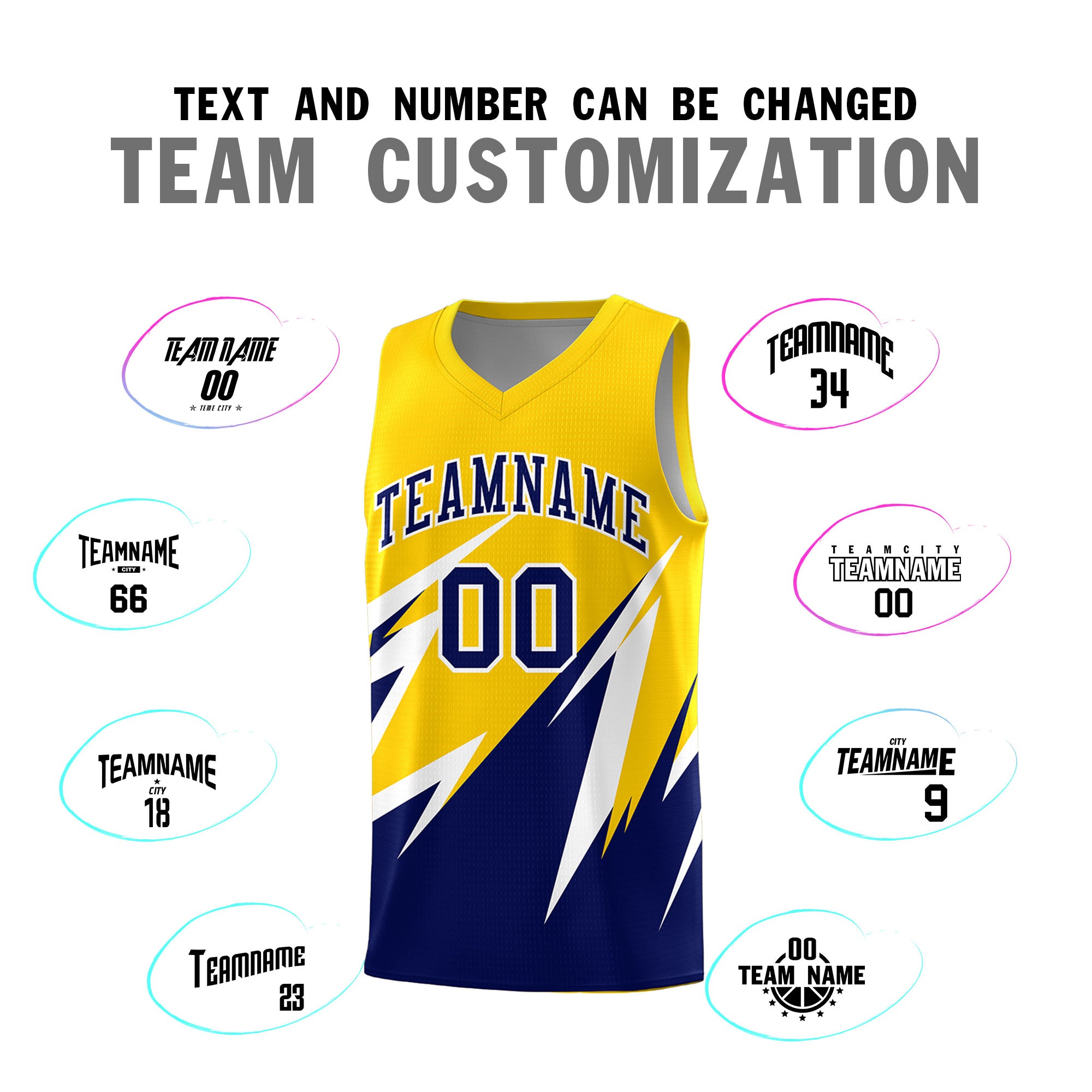 Custom Gold Abstract Mountain Pattern Sports Uniform Basketball Jersey