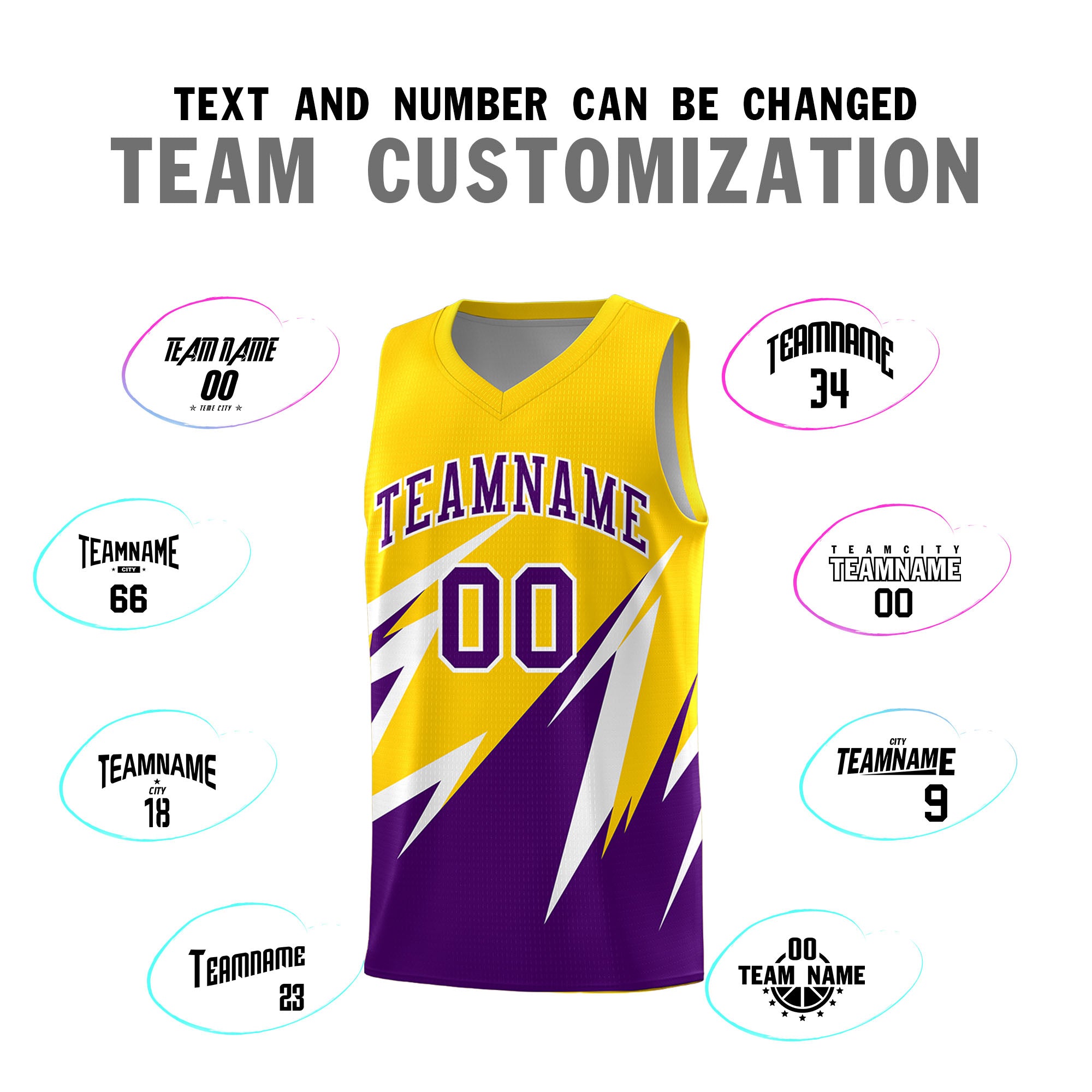 Custom Gold Abstract Mountain Pattern Sports Uniform Basketball Jersey
