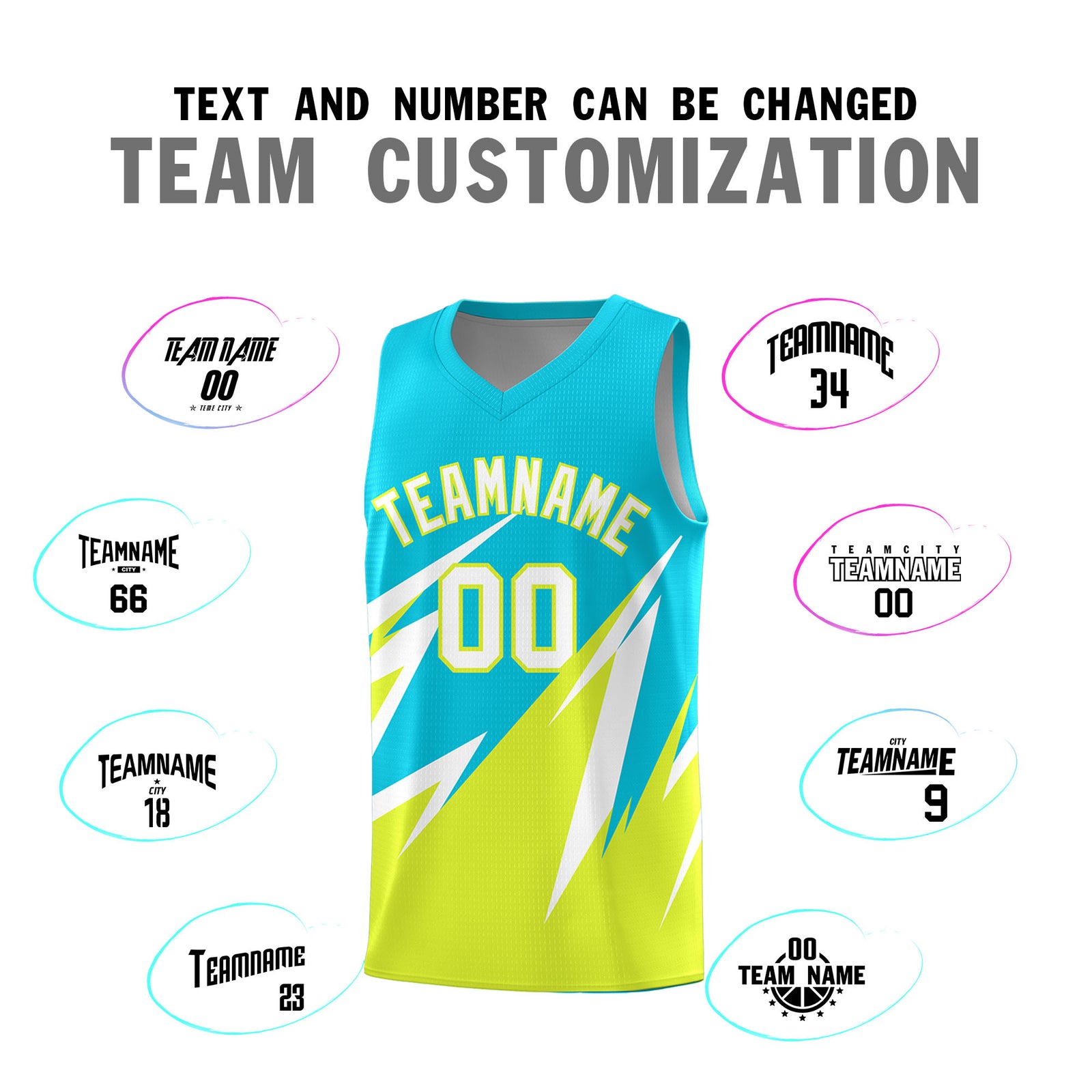 Custom Sky Blue Abstract Mountain Pattern Sports Uniform Basketball Jersey