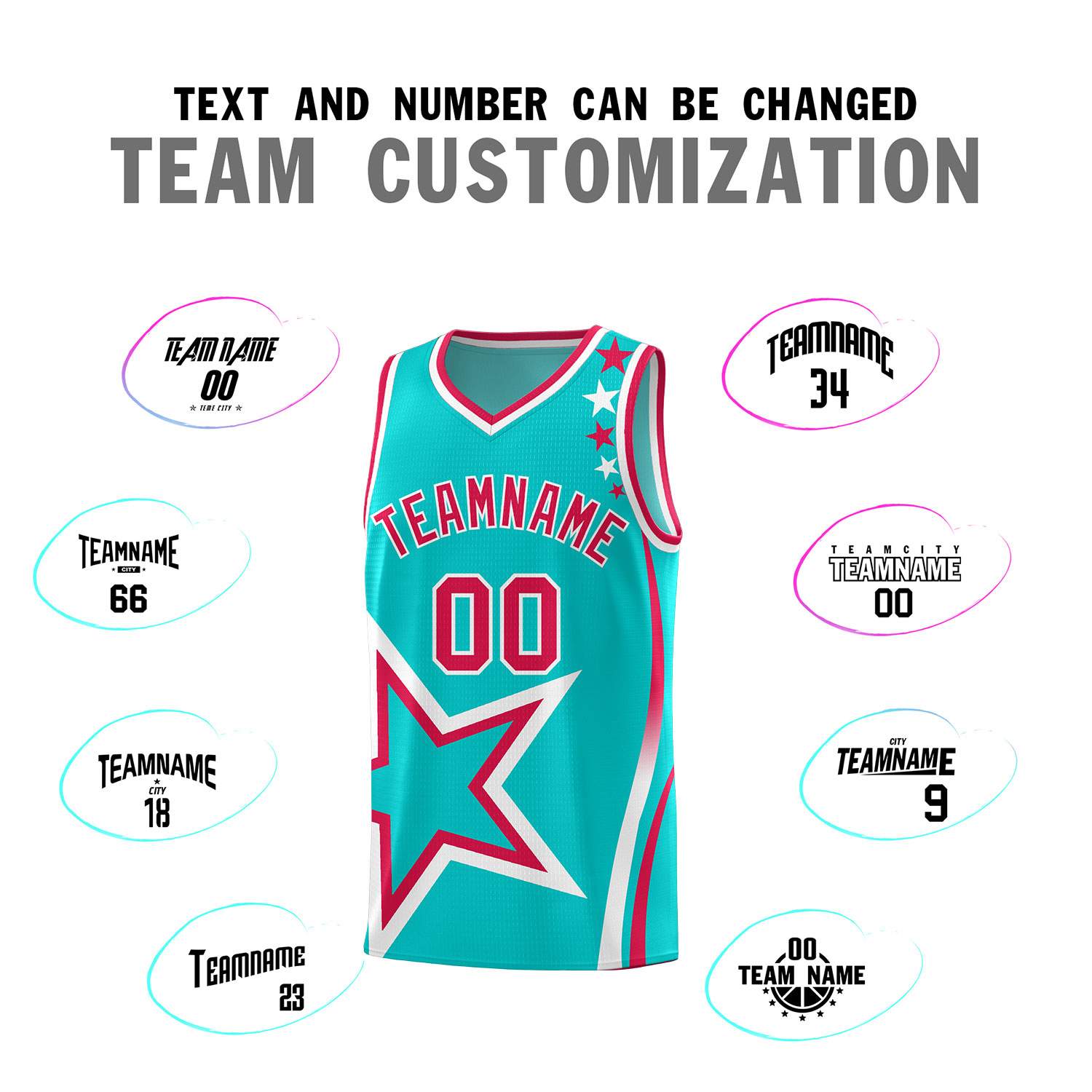 Custom Aqua Shoulder Stars Graffiti Pattern Sets Basketball Jersey