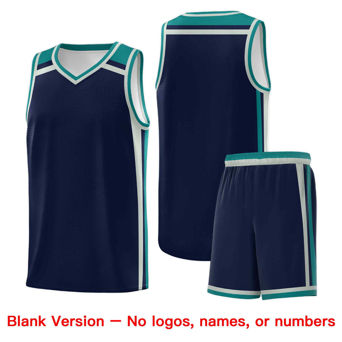 Custom Navy Gray Teal Trendy Color Charge Series Sports Uniform Basketball Jersey| KXKSHOP