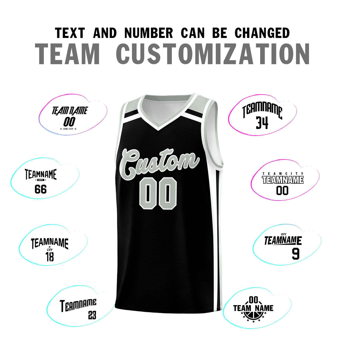 Custom Red Gray White Trendy Color Charge Series Sports Uniform Basketball Jersey