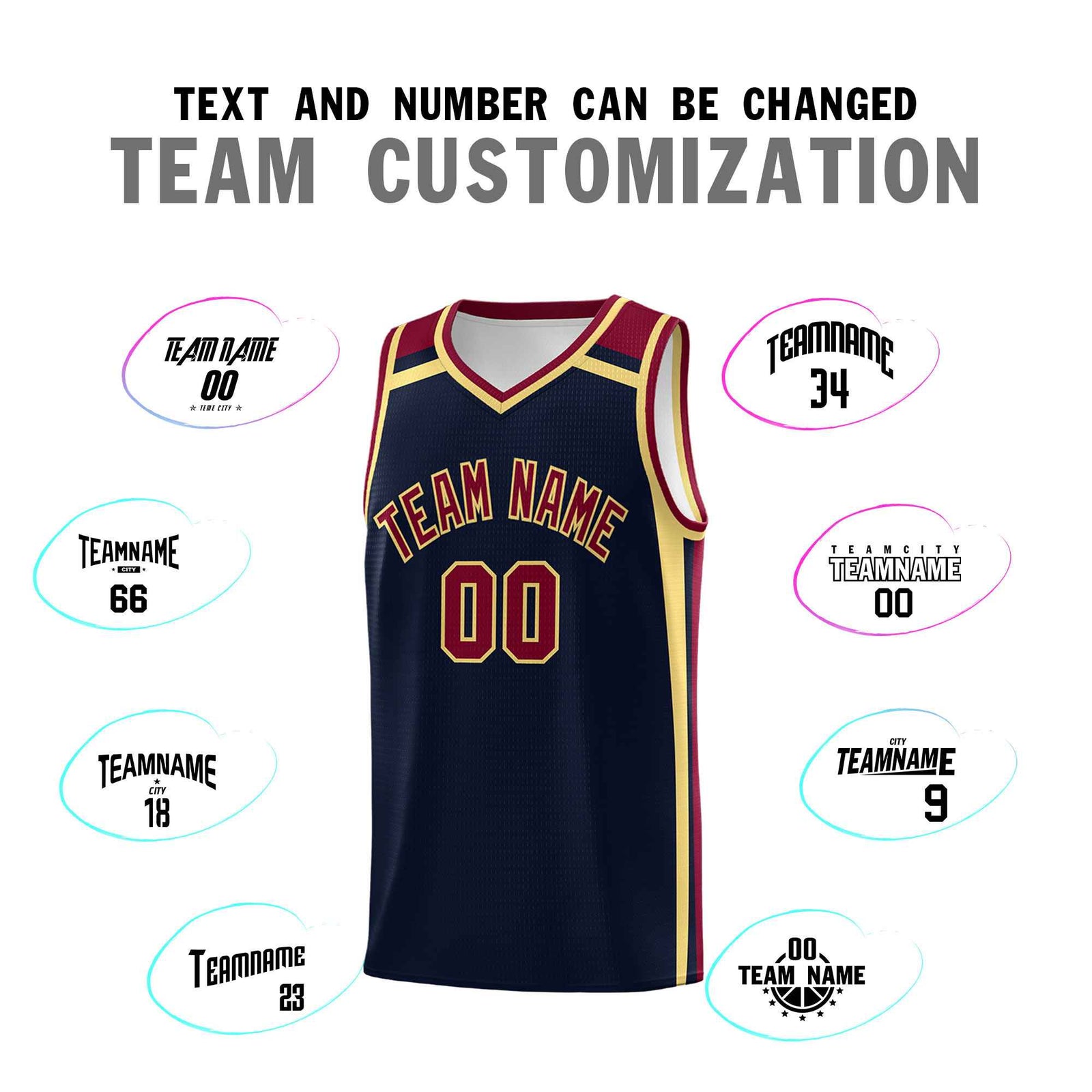 Custom Navy Khaki Crimson Trendy Color Charge Series Sports Uniform Basketball Jersey