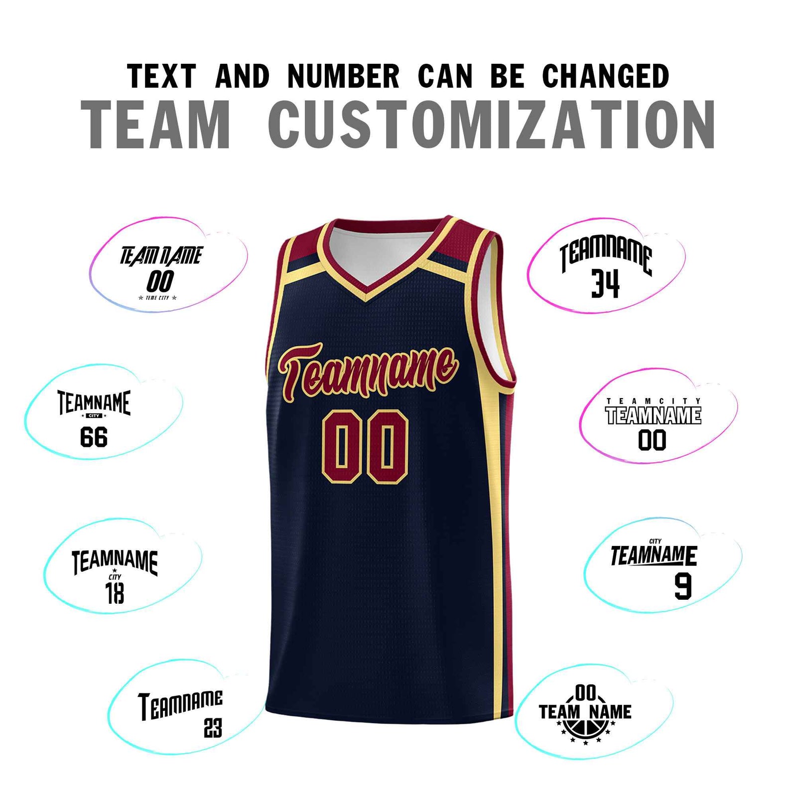 Custom Navy Khaki Crimson Trendy Color Charge Series Sports Uniform Basketball Jersey
