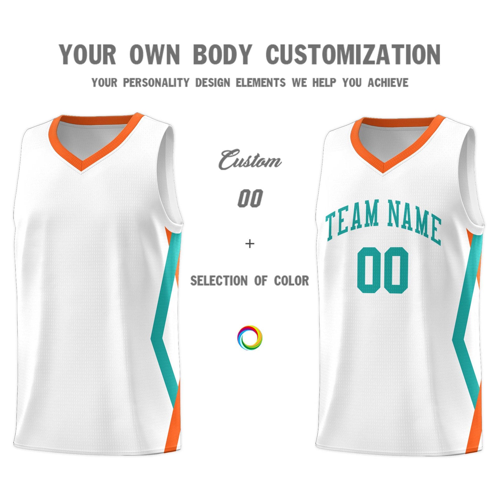 Custom White Side Rhombus Graffiti Pattern Sets Basketball Jersey