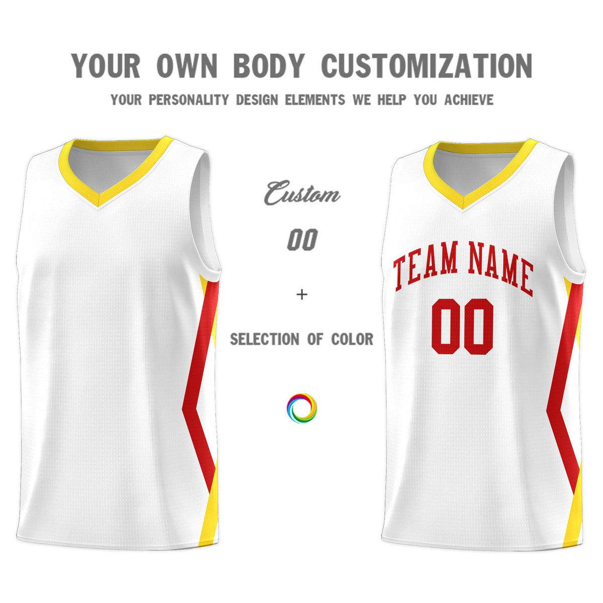 Custom White Side Rhombus Graffiti Pattern Sets Basketball Jersey
