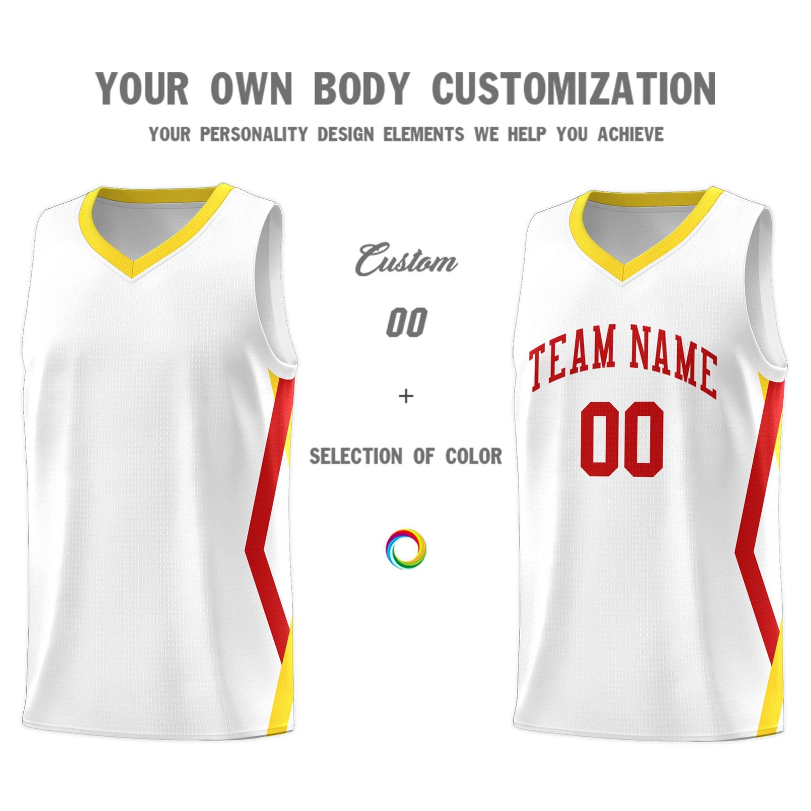 Custom White Side Rhombus Graffiti Pattern Sets Basketball Jersey