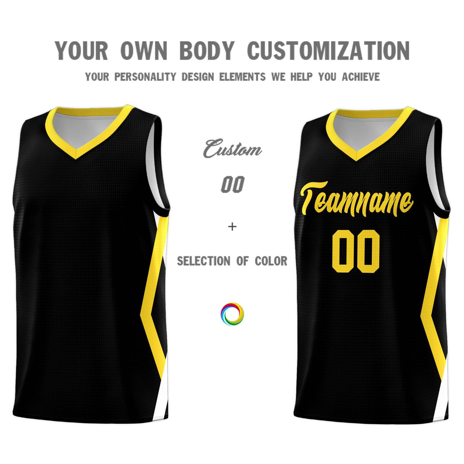 Custom Black Side Rhombus Graffiti Pattern Sets Basketball Jersey