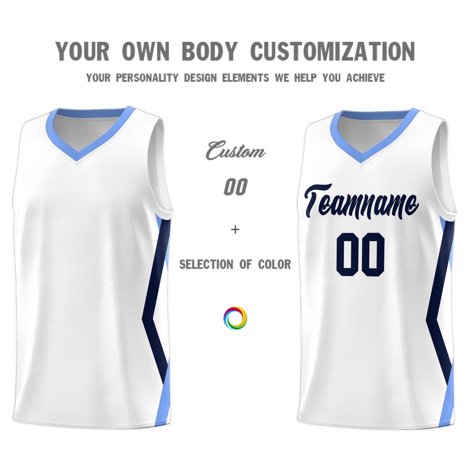 Custom White Side Rhombus Graffiti Pattern Sets Basketball Jersey