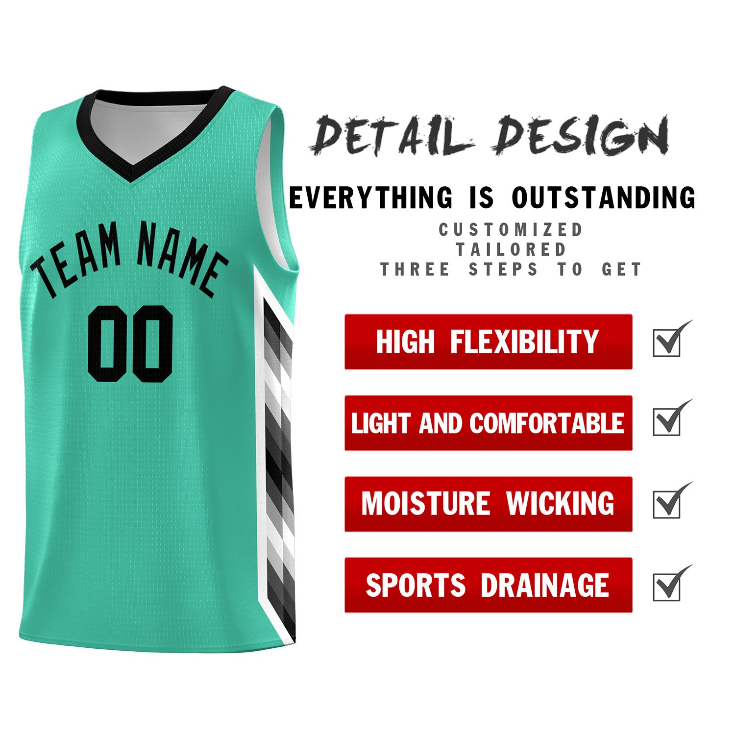 Custom Bright Green Mosaic Gradient Fashion Sports Uniform Basketball Jersey
