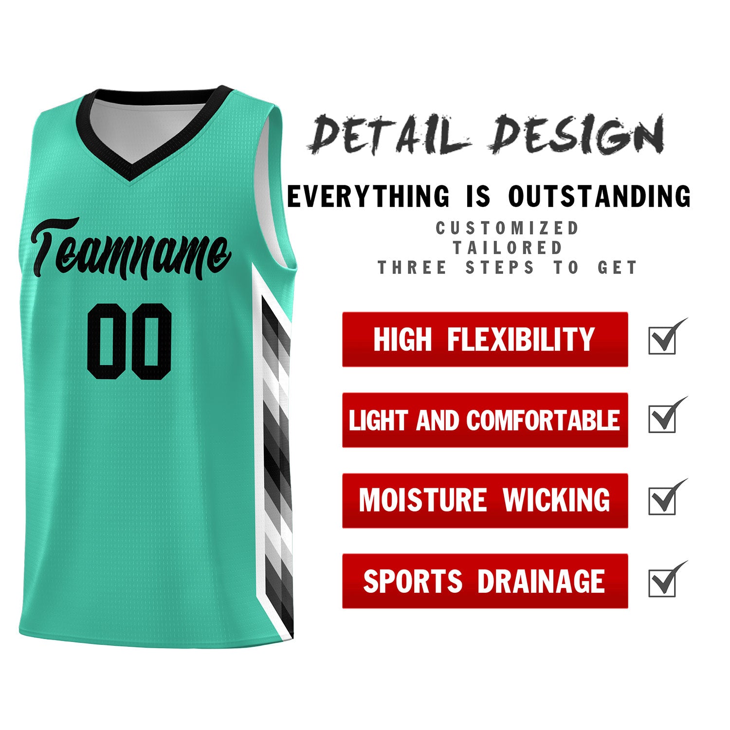 Custom Bright Green Mosaic Gradient Fashion Sports Uniform Basketball Jersey