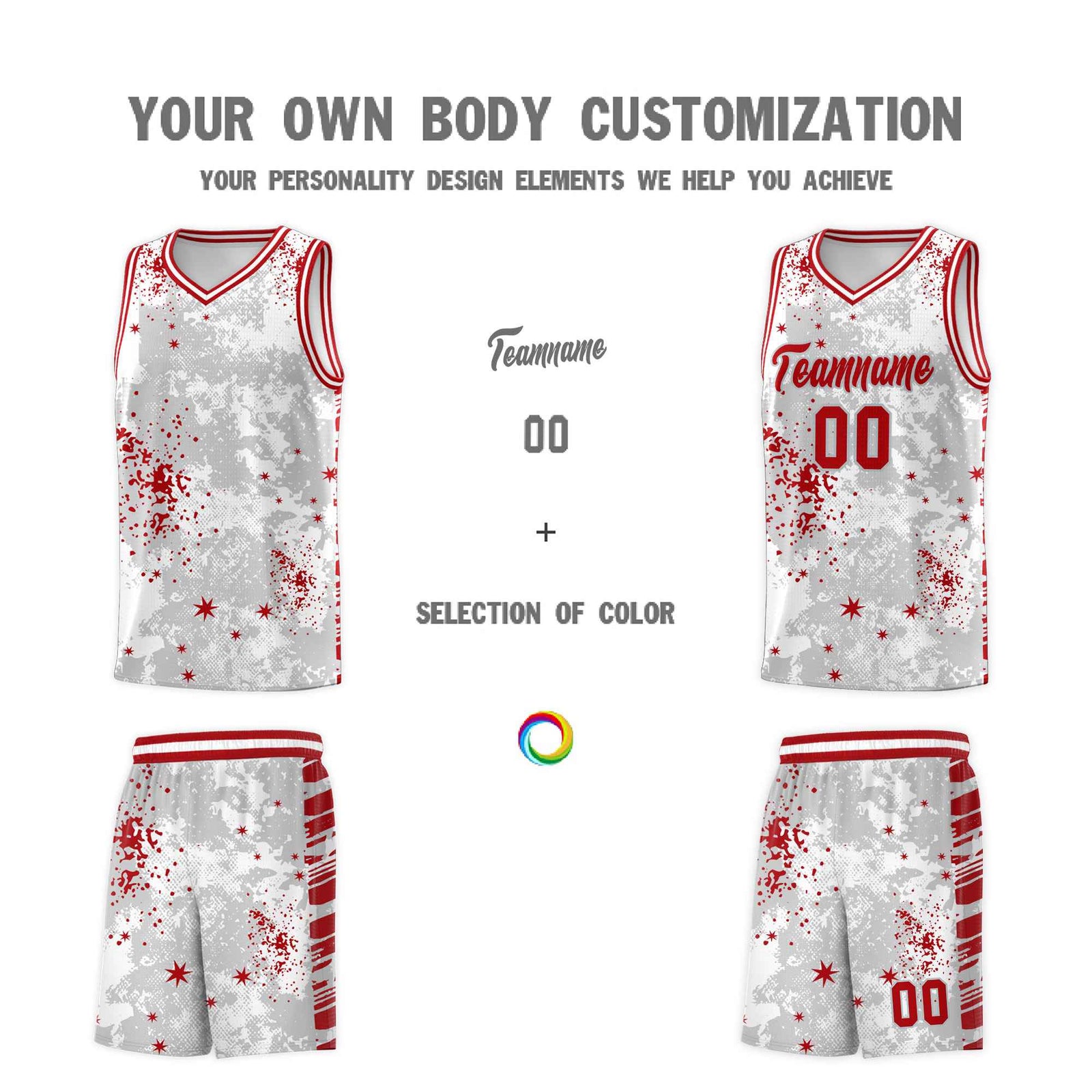 Custom White Red Vice Burst Galactic Graffiti Breathable Basketball Jersey