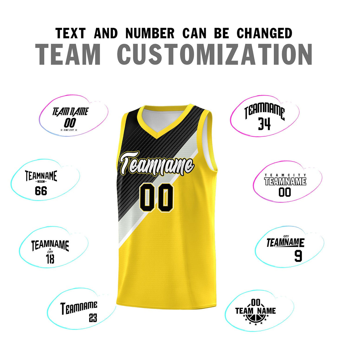 Custom Gold Black Gray Diagonal Stripes Color Block Sets Basketball Jersey | For Men,Perfect for Teams,Perfect for Coaches,Sublimation Printed,For Kid,For Youth | KXKSHOP