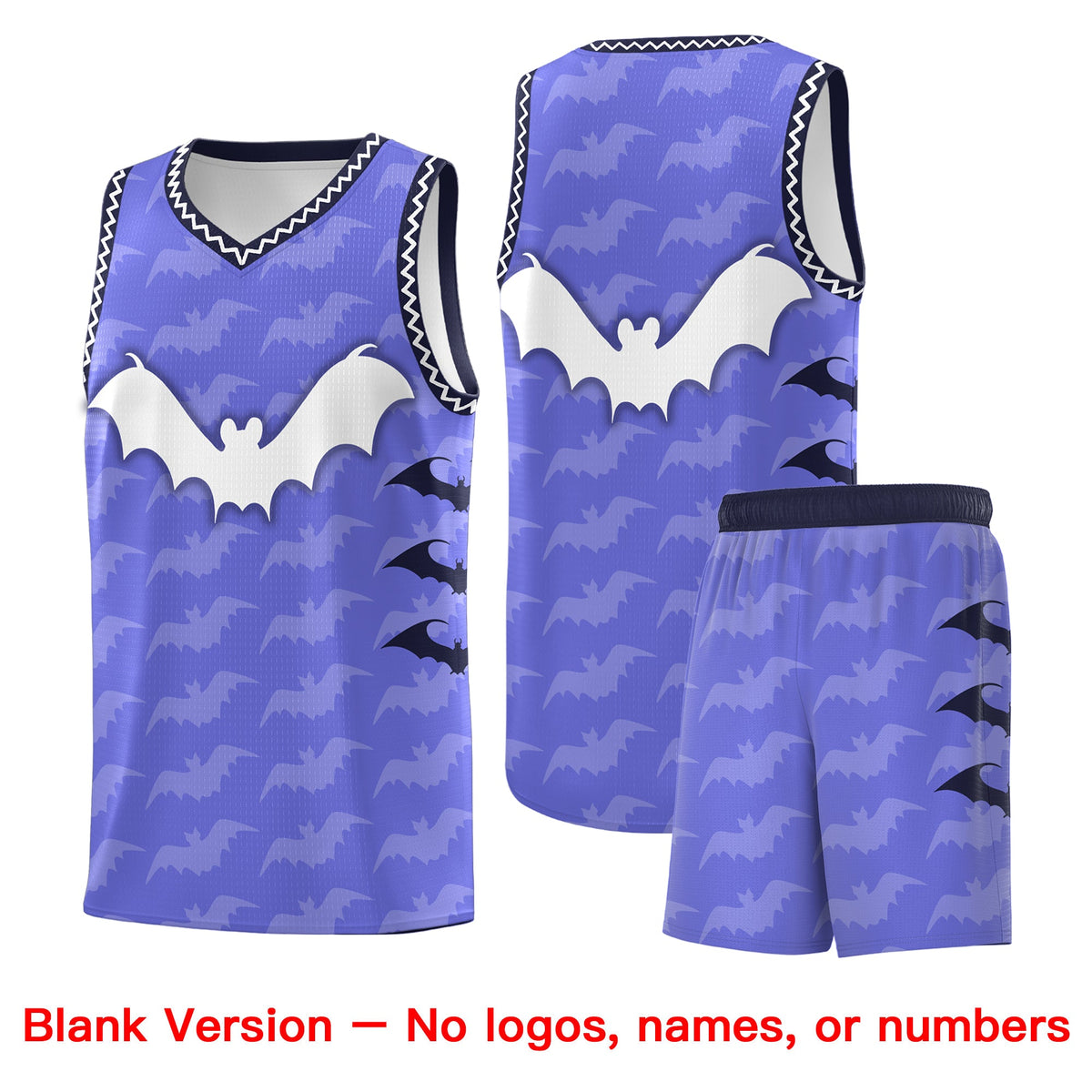 Custom Purple White Bat Pattern Halloween Basketball Jersey | For Men,For Kid,For Youth,Sublimation Printed,Perfect for Training,Perfect for Parties,Add Name and Numbern | KXKSHOP