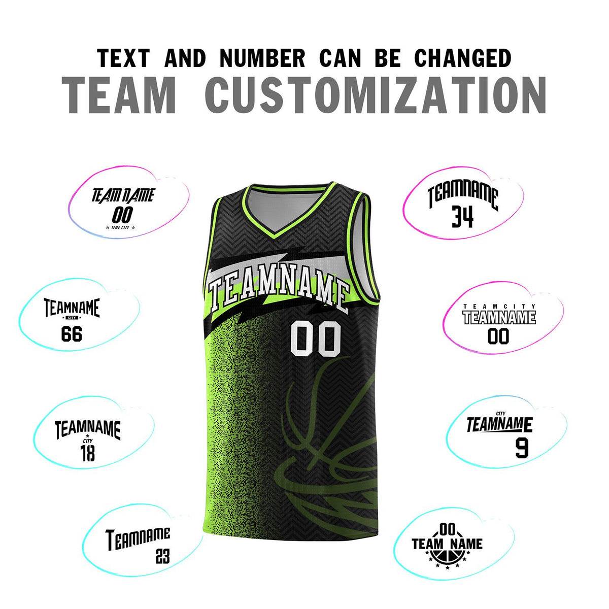 Custom Black Dot Scatter Graffiti Pattern Sports Uniform Basketball Jersey