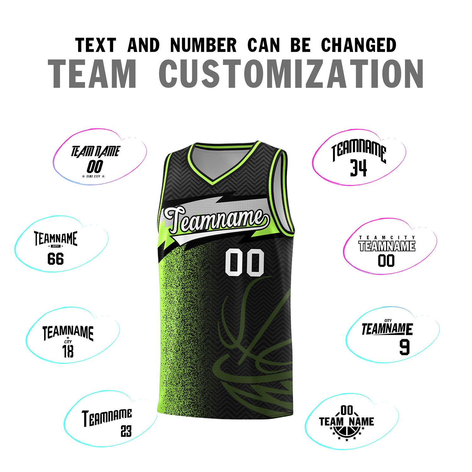 Custom Black Dot Scatter Graffiti Pattern Sports Uniform Basketball Jersey