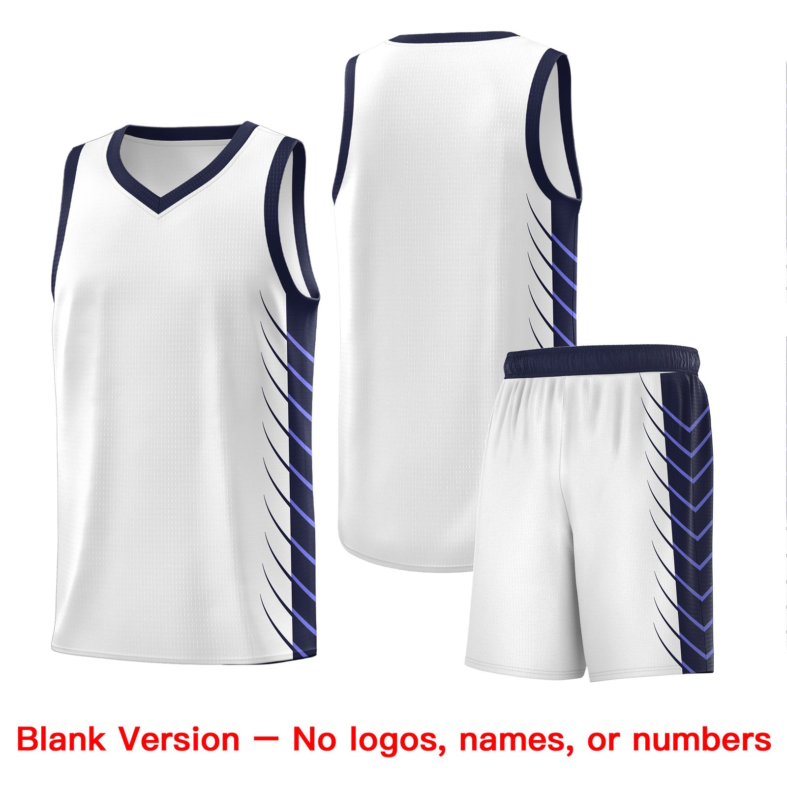 Custom Navy Navy Personalized Side Symmetrical Line Pattern Sports Uniform Basketball Jersey