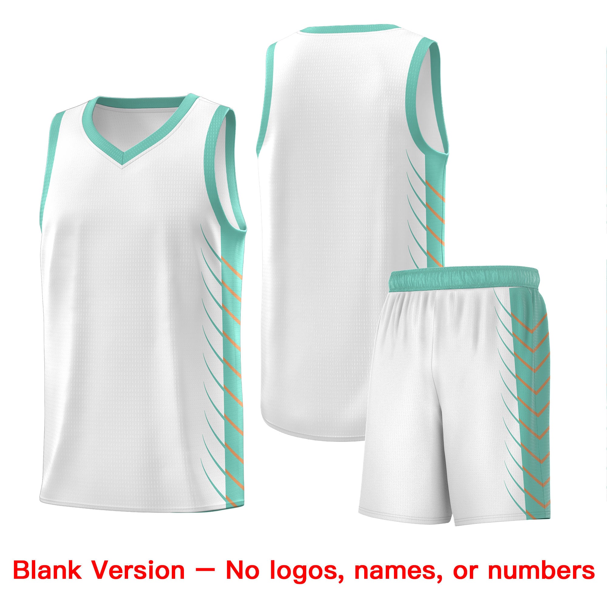 Custom White Bright Green Personalized Side Symmetrical Line Pattern Sports Uniform Basketball Jersey