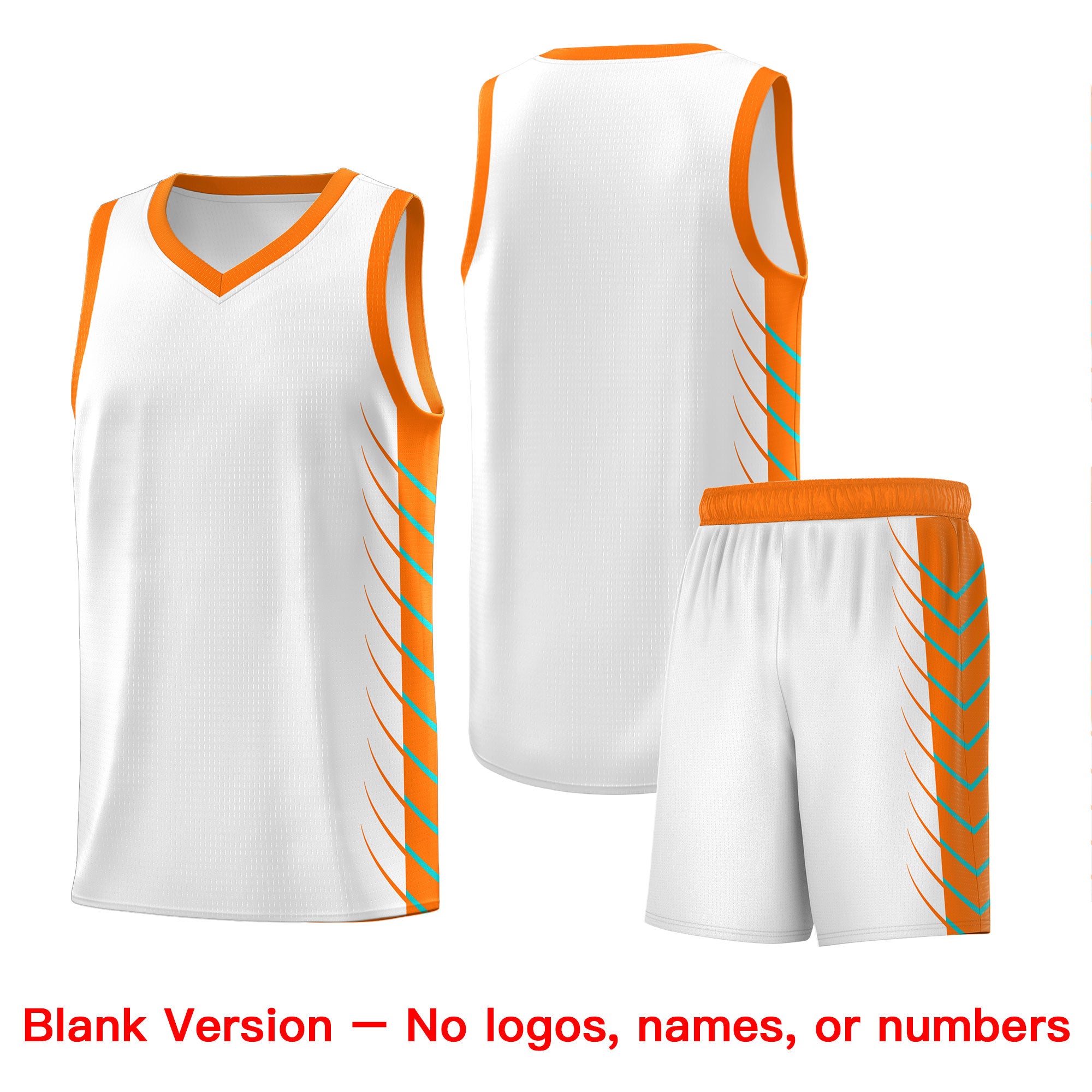 Custom White Sky Blue Personalized Side Symmetrical Line Pattern Sports Uniform Basketball Jersey