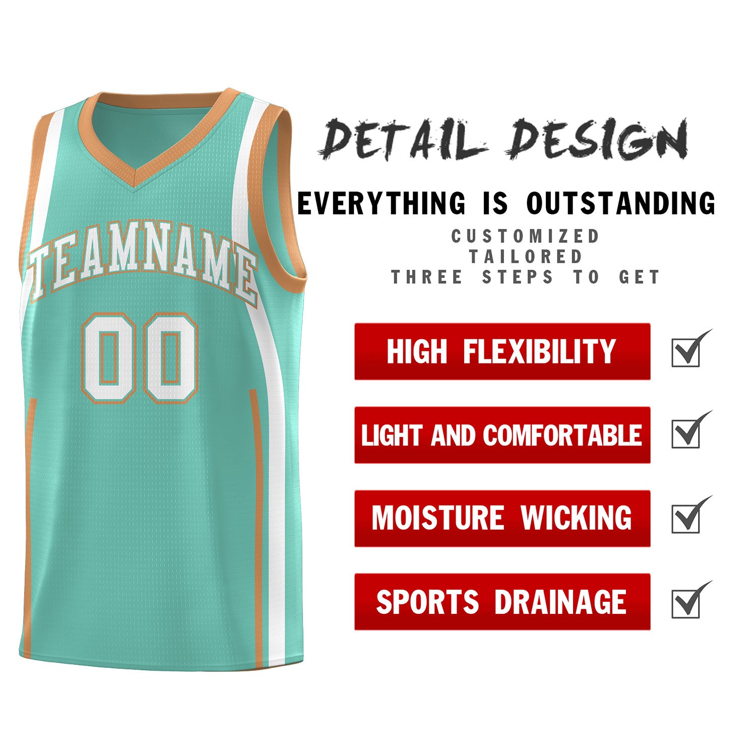 Custom Bright Green Buckskin Brown-White Ribbon Pattern Basketball Kits