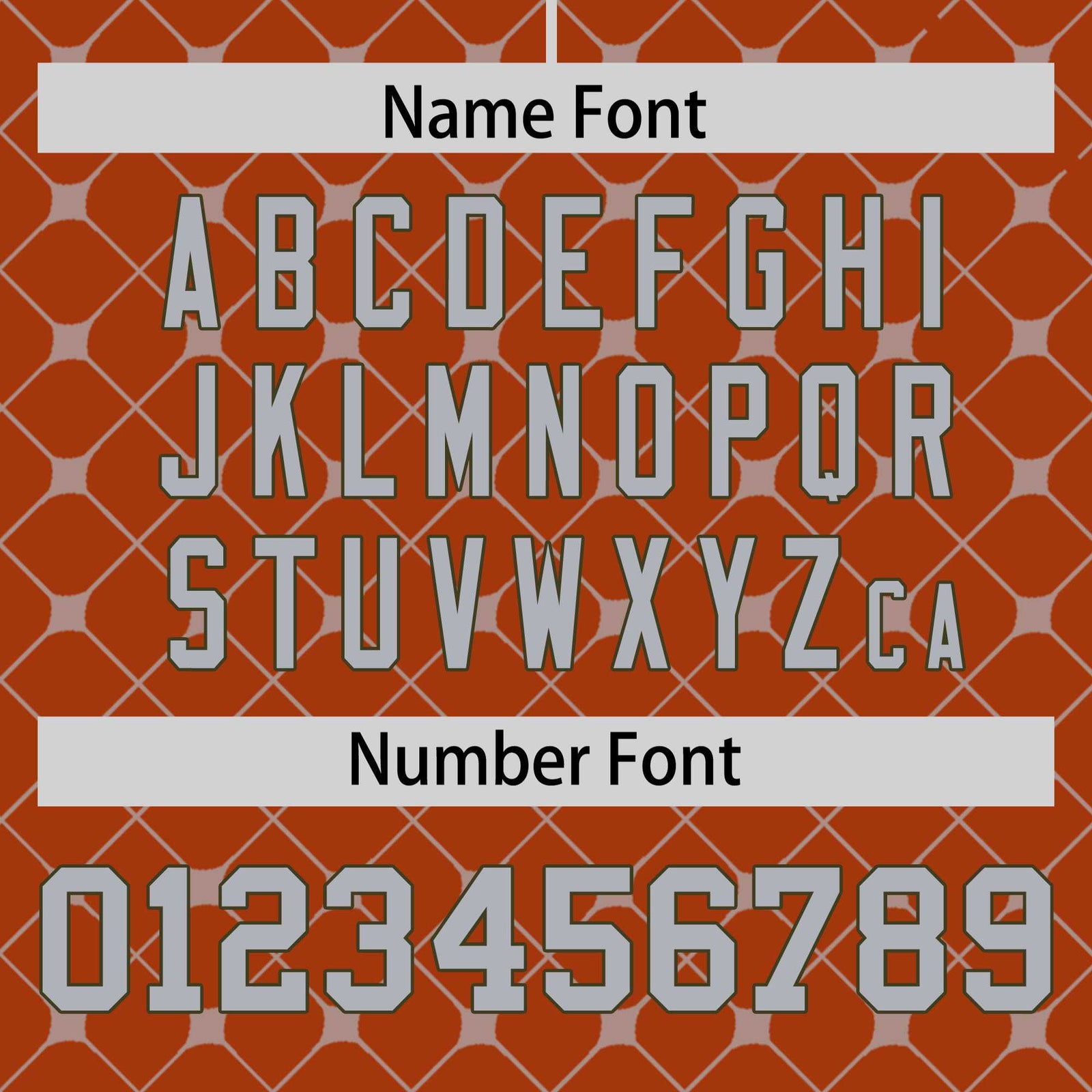 Custom Texas Orange-Gray Plaid Design Authentic Baseball Jersey