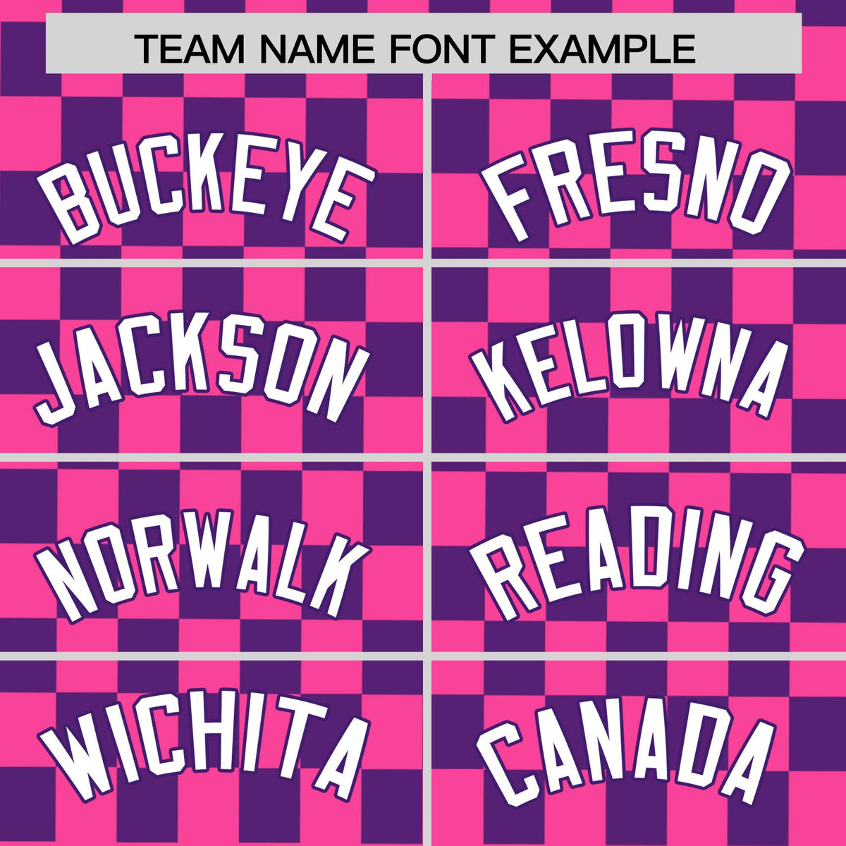 Custom Pink Purple Personalized Plaid Fashion Design Authentic Baseball Jersey
