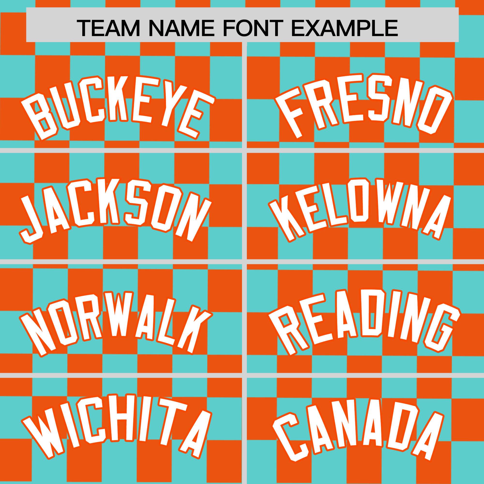 Custom Bright Green Orange Personalized Plaid Fashion Design Authentic Baseball Jersey