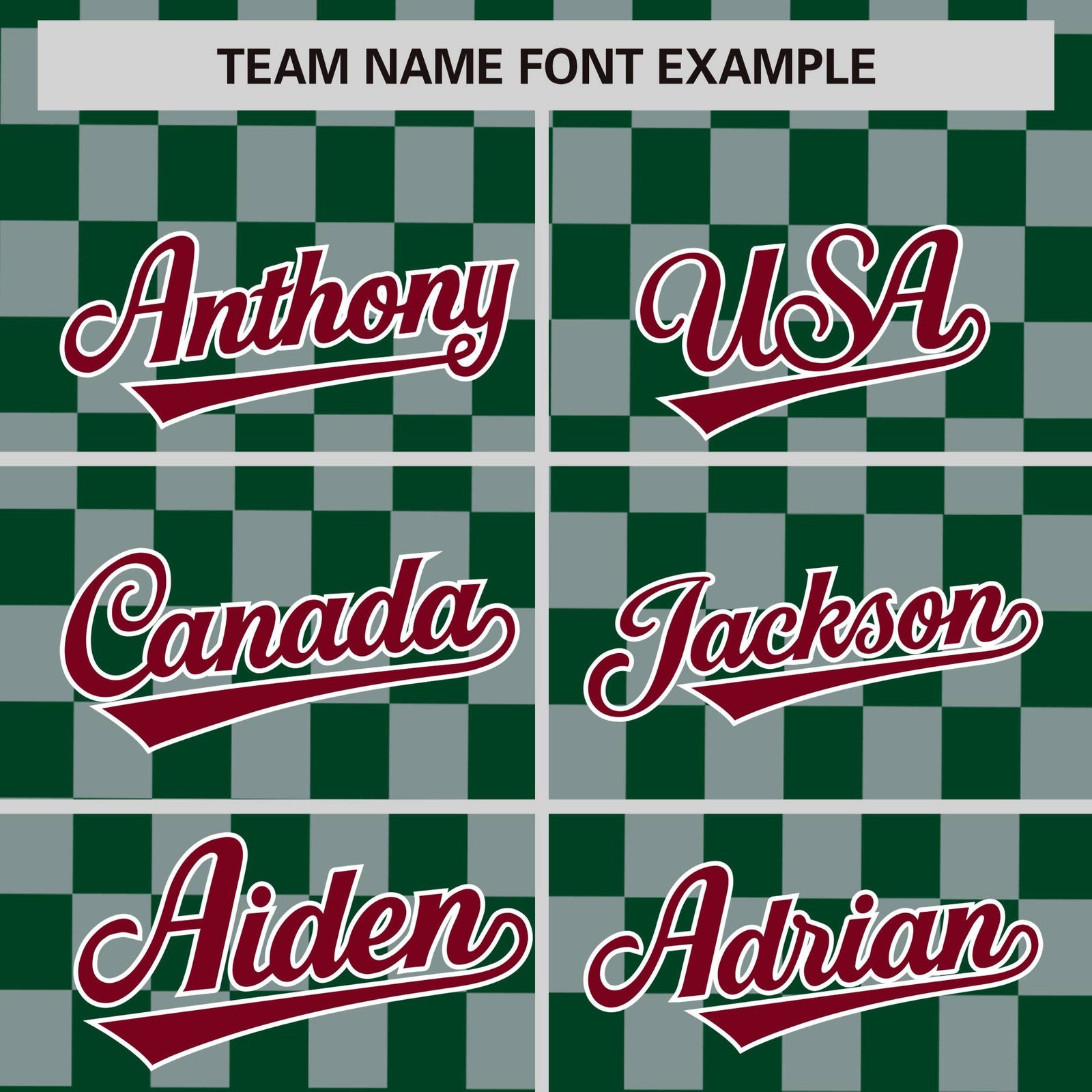 Custom Green Gray Personalized Plaid Fashion Design Authentic Baseball Jersey
