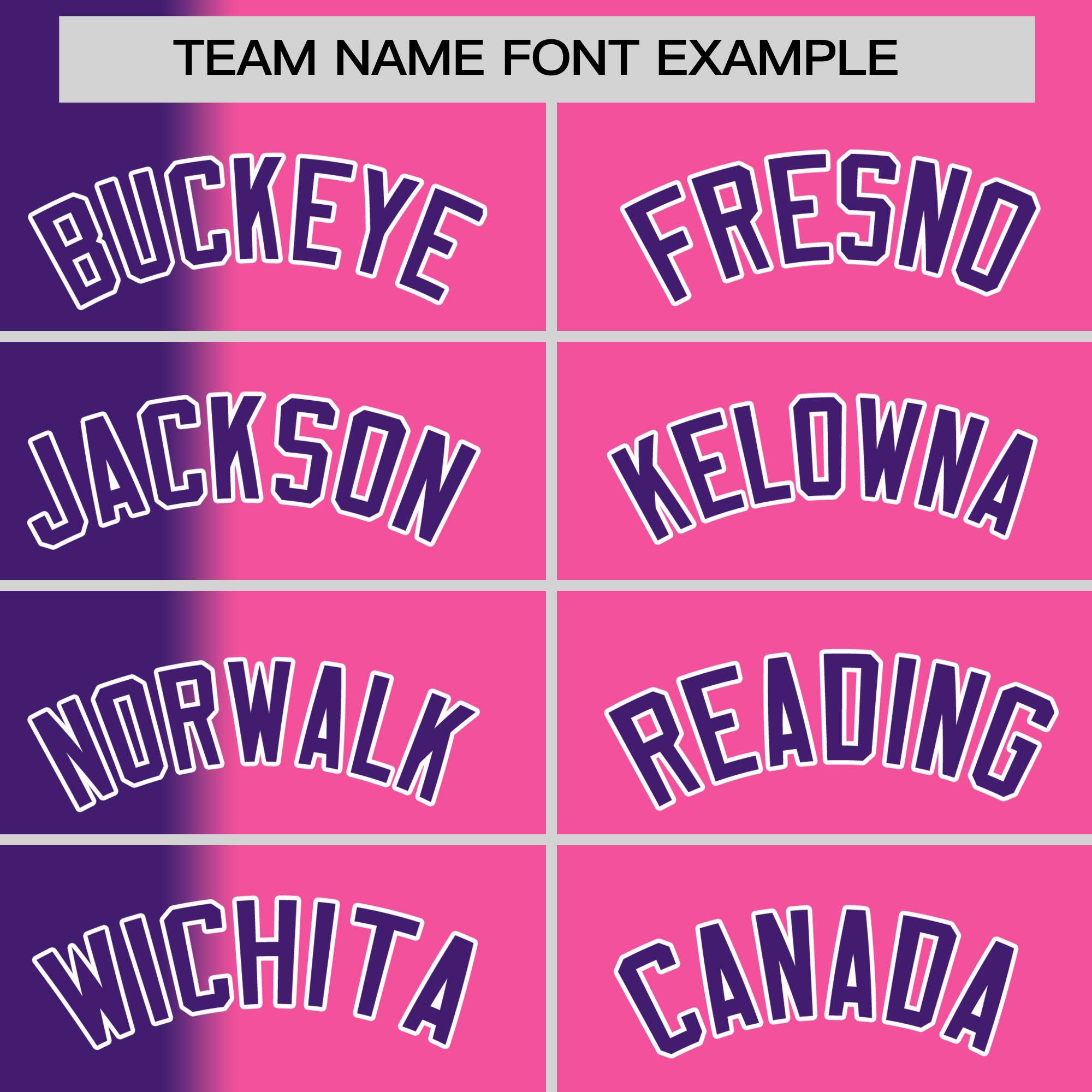 Custom Pink Purple Pinstripe Personalized Gradient Authentic Baseball Jersey
