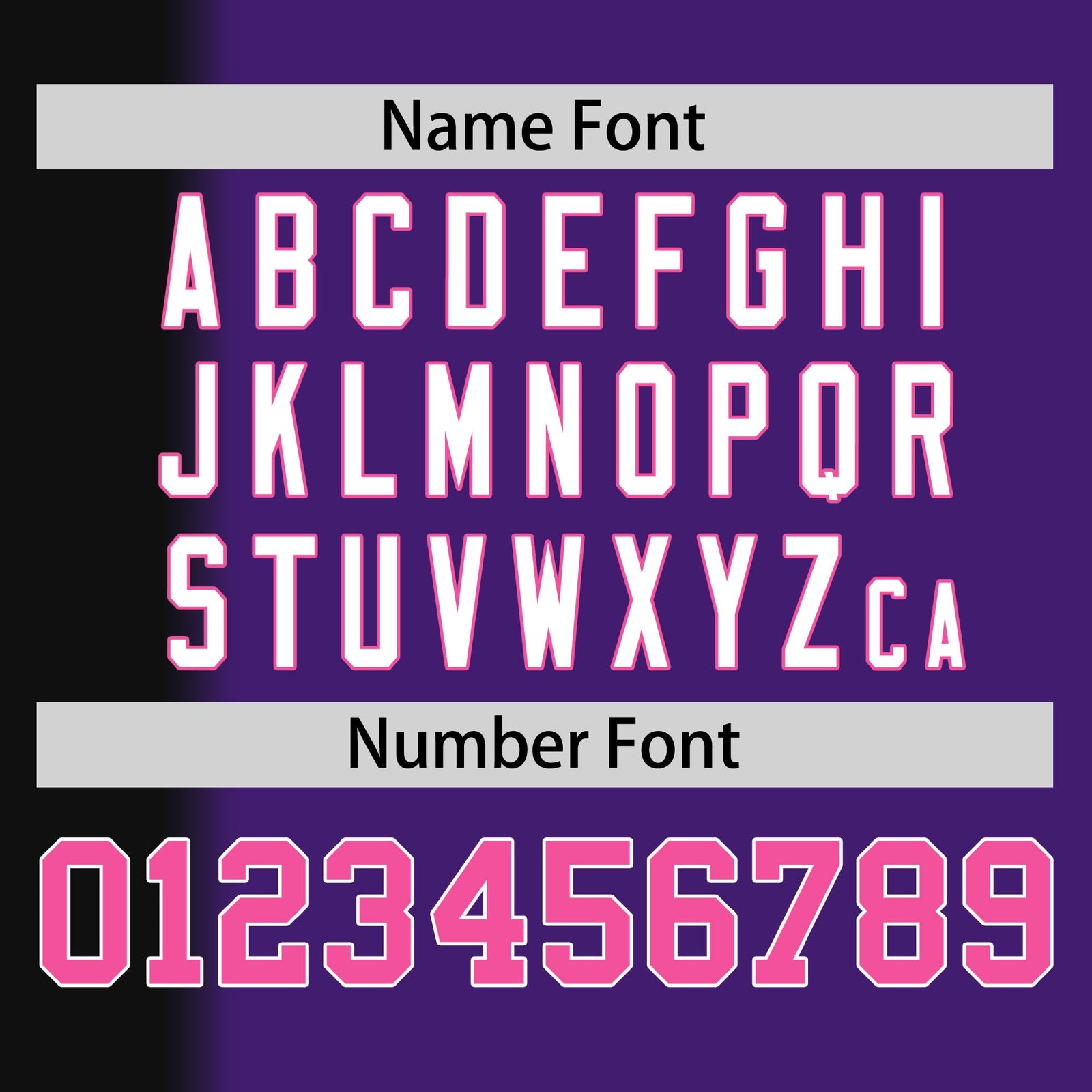 Custom Purple Black Pinstripe Personalized Gradient Authentic Baseball Jersey