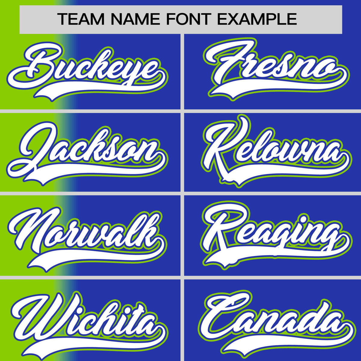 Custom Royal Neon Green Pinstripe Personalized Gradient Authentic Baseball Jersey