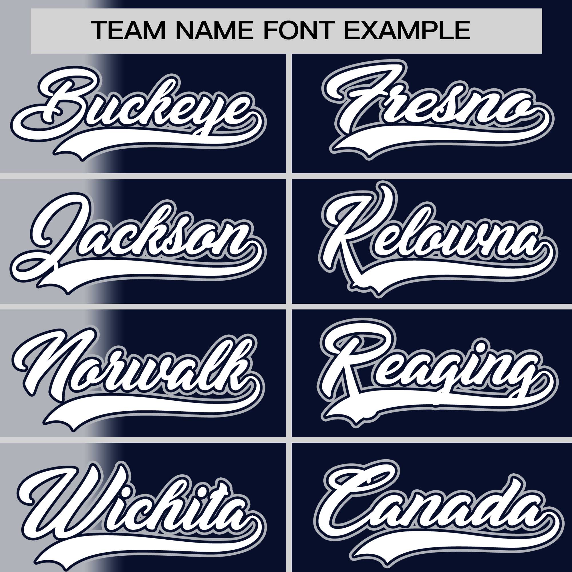 Custom Navy Gray Pinstripe Personalized Gradient Authentic Baseball Jersey