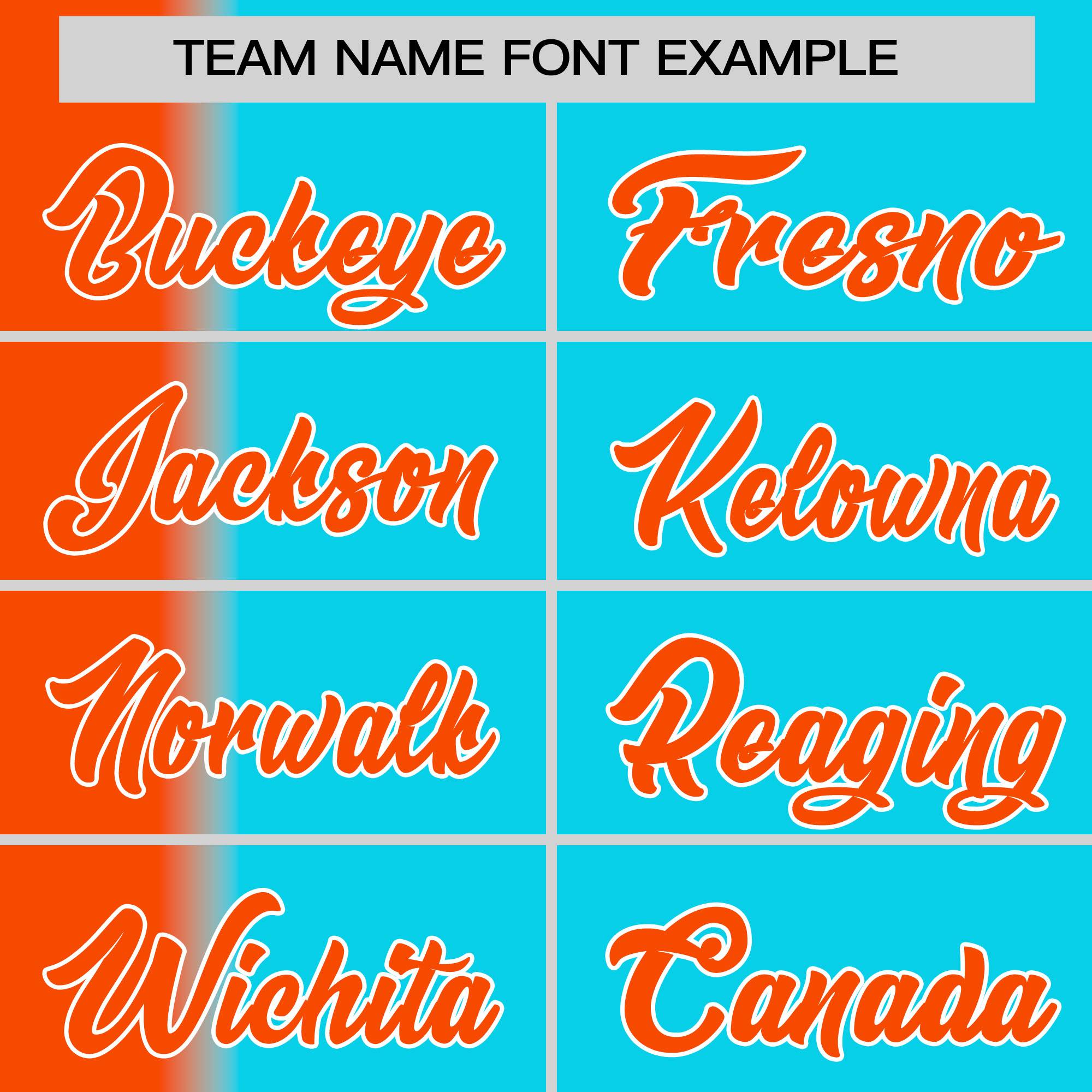 Custom Sky Blue Orange Pinstripe Personalized Gradient Authentic Baseball Jersey