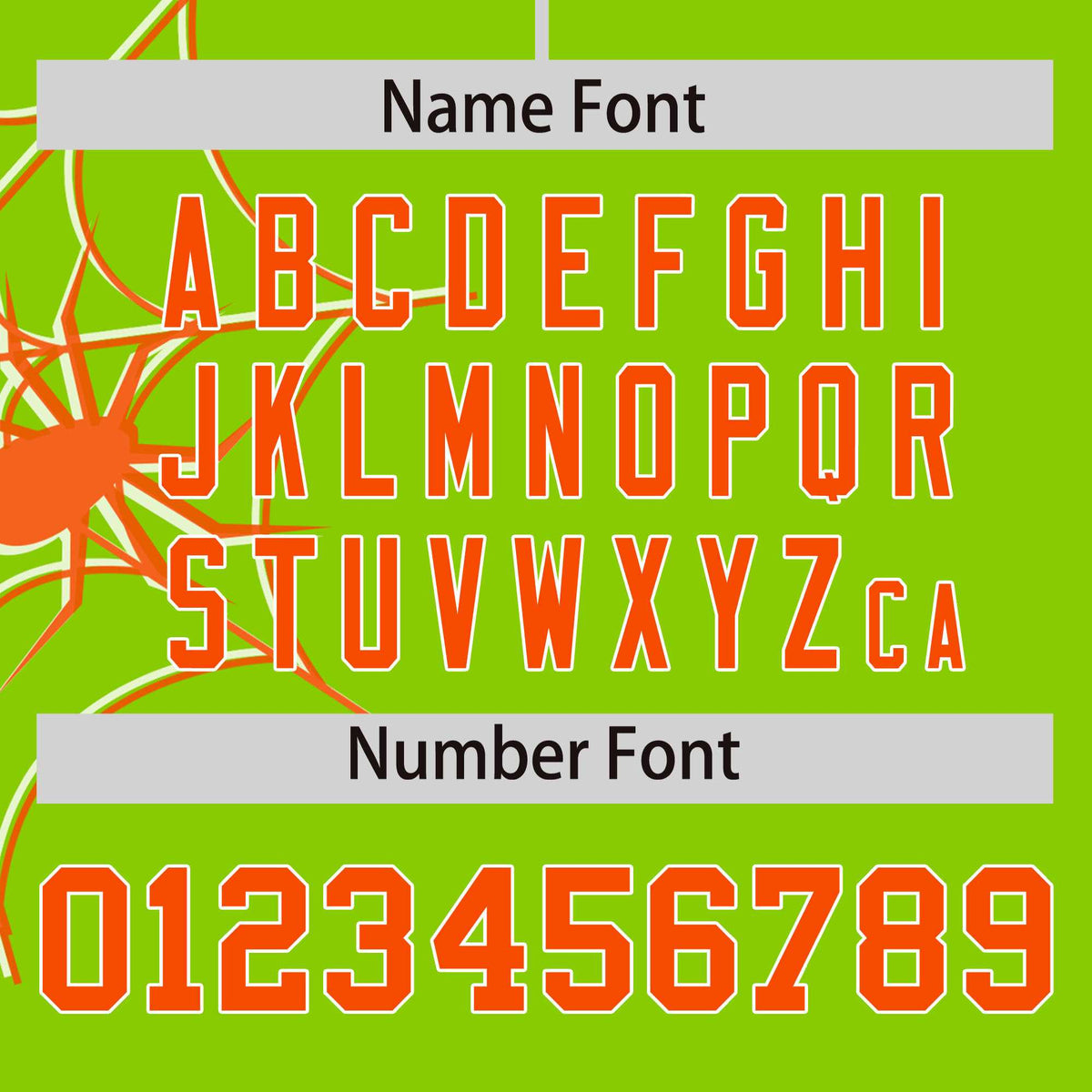 Custom Neon Green-Orange Spider Web Pattern Raglan Sleeves Authentic Baseball Jersey