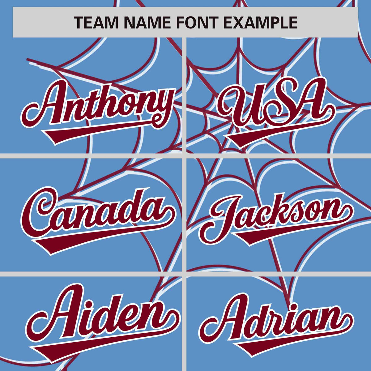 Custom Light Blue-Crimson Spider Web Pattern Raglan Sleeves Authentic Baseball Jersey