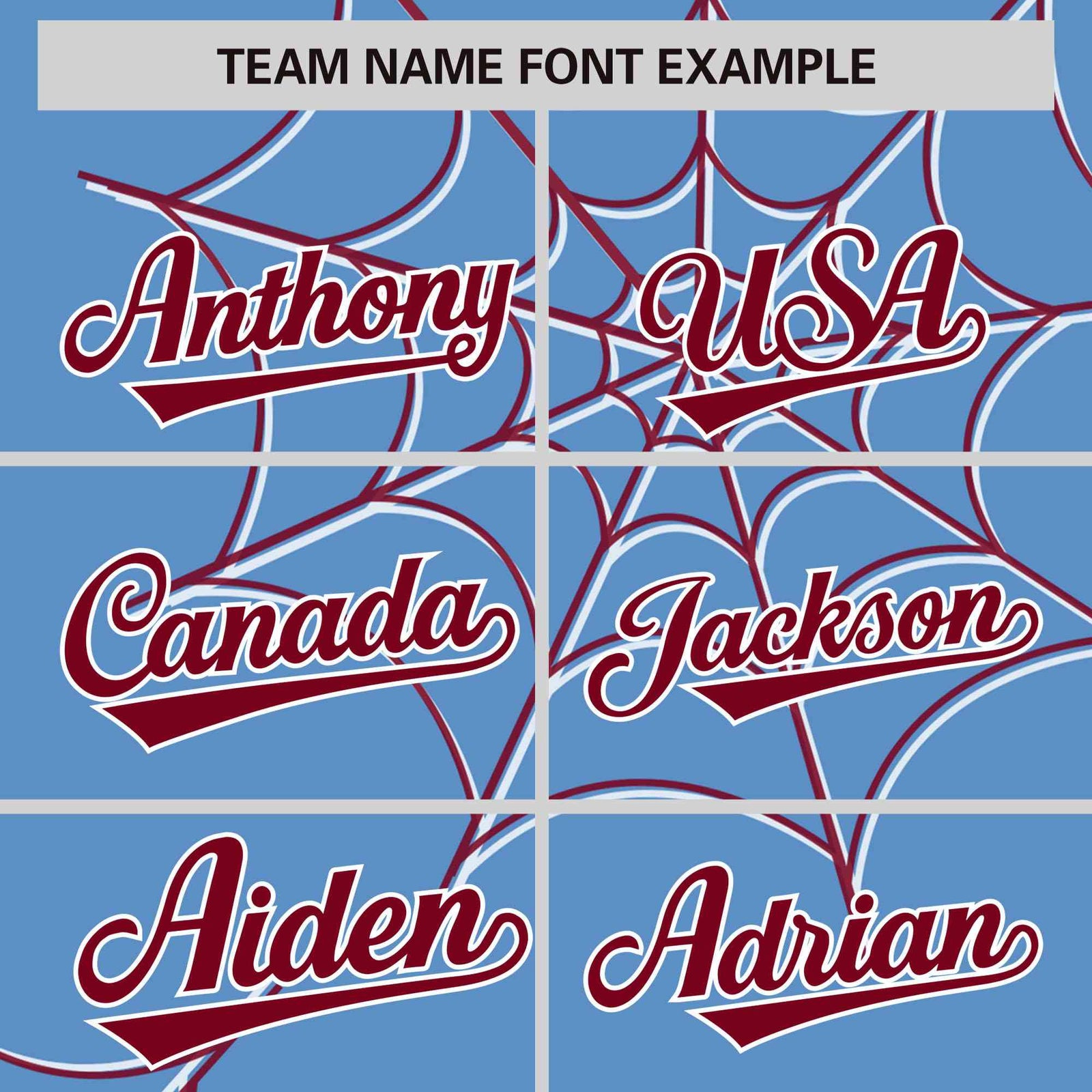 Custom Light Blue-Crimson Spider Web Pattern Raglan Sleeves Authentic Baseball Jersey