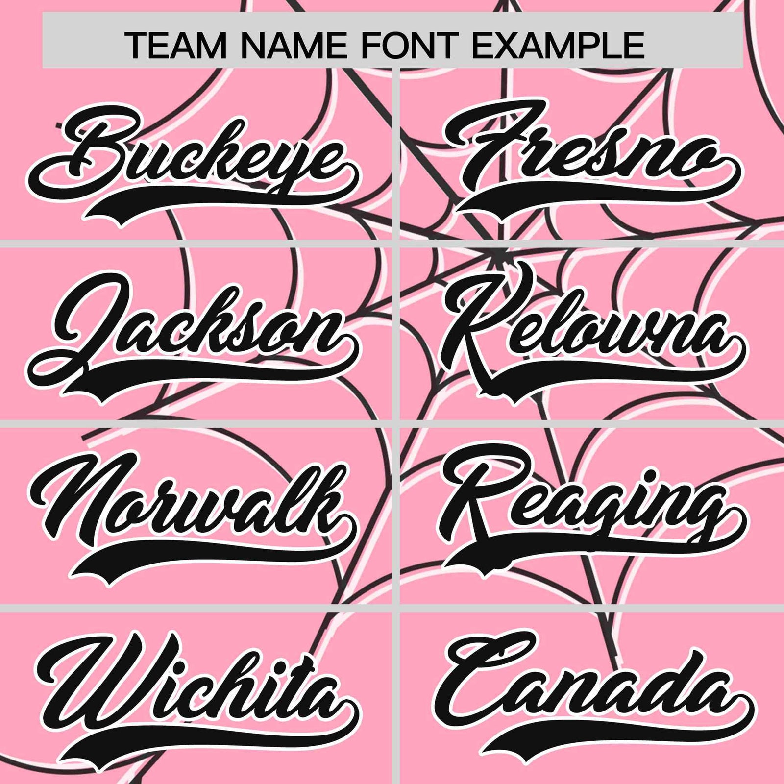 Custom Light Pink-Black Spider Web Pattern Raglan Sleeves Authentic Baseball Jersey