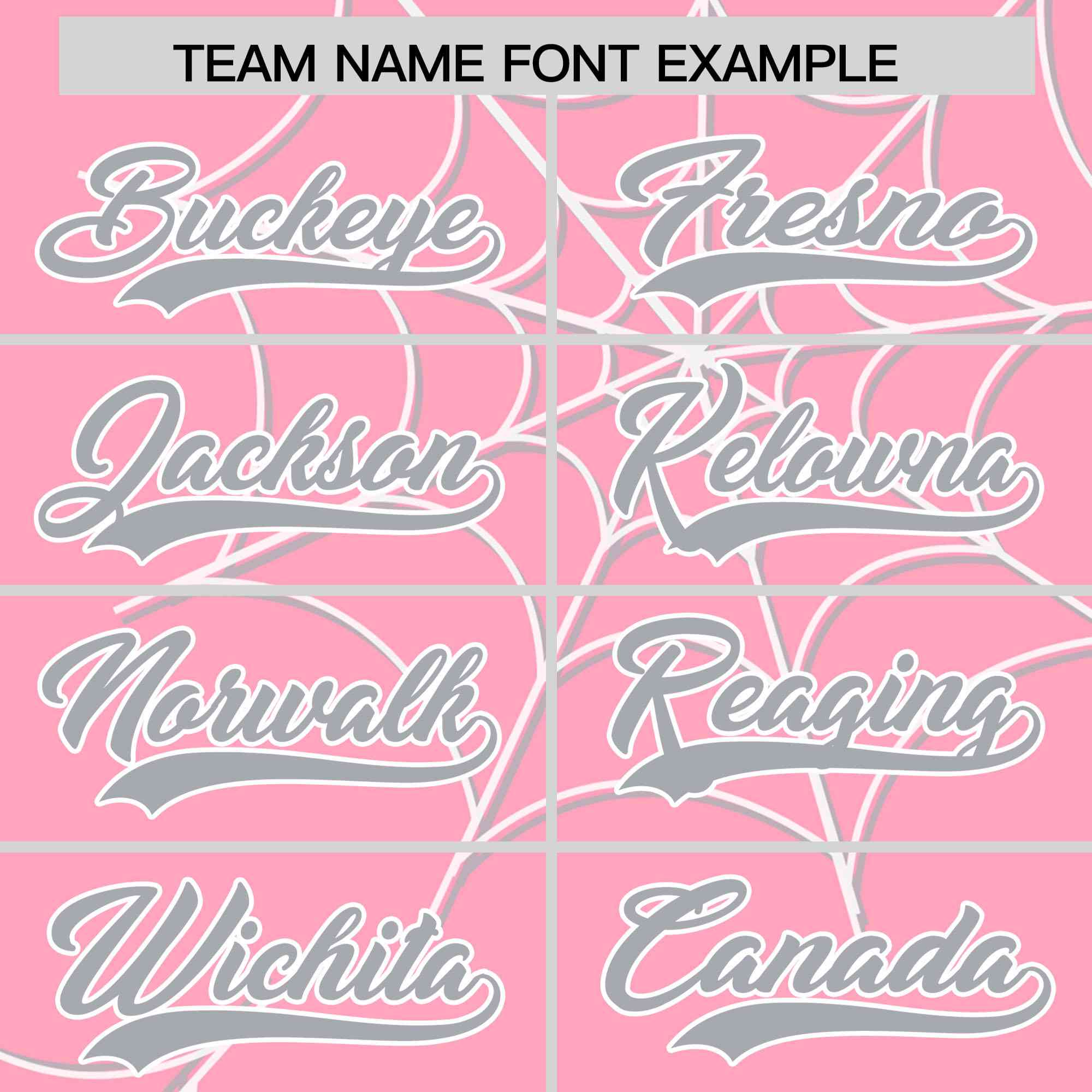 Custom Light Pink-White Spider Web Pattern Raglan Sleeves Authentic Baseball Jersey