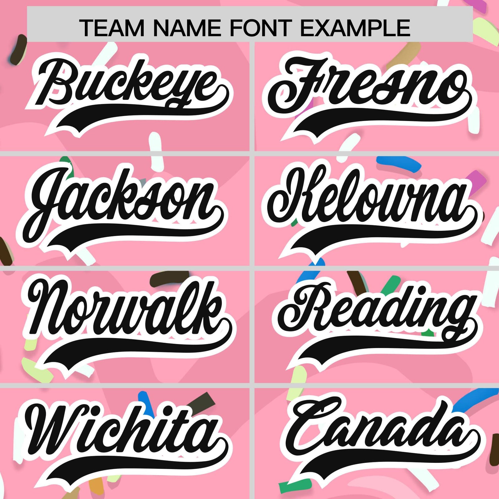 Custom Light Pink Ice Cream Cone Graffiti Pattern Fashion Authentic Baseball Jersey