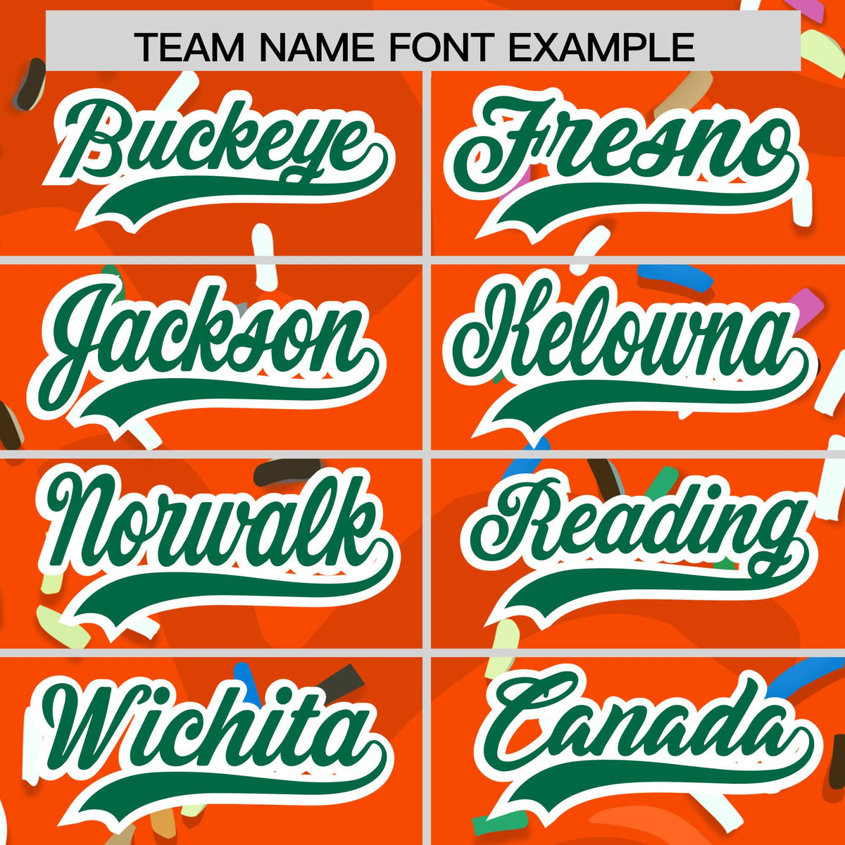 Custom Orange Ice Cream Cone Graffiti Pattern Fashion Authentic Baseball Jersey