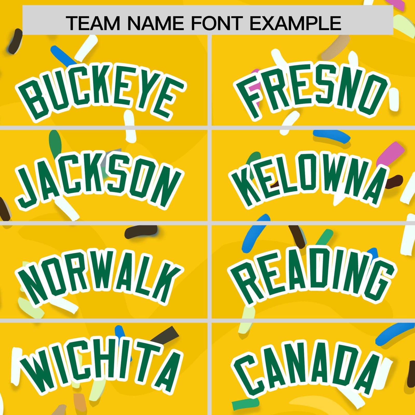 Custom Gold Ice Cream Cone Graffiti Pattern Fashion Authentic Baseball Jersey